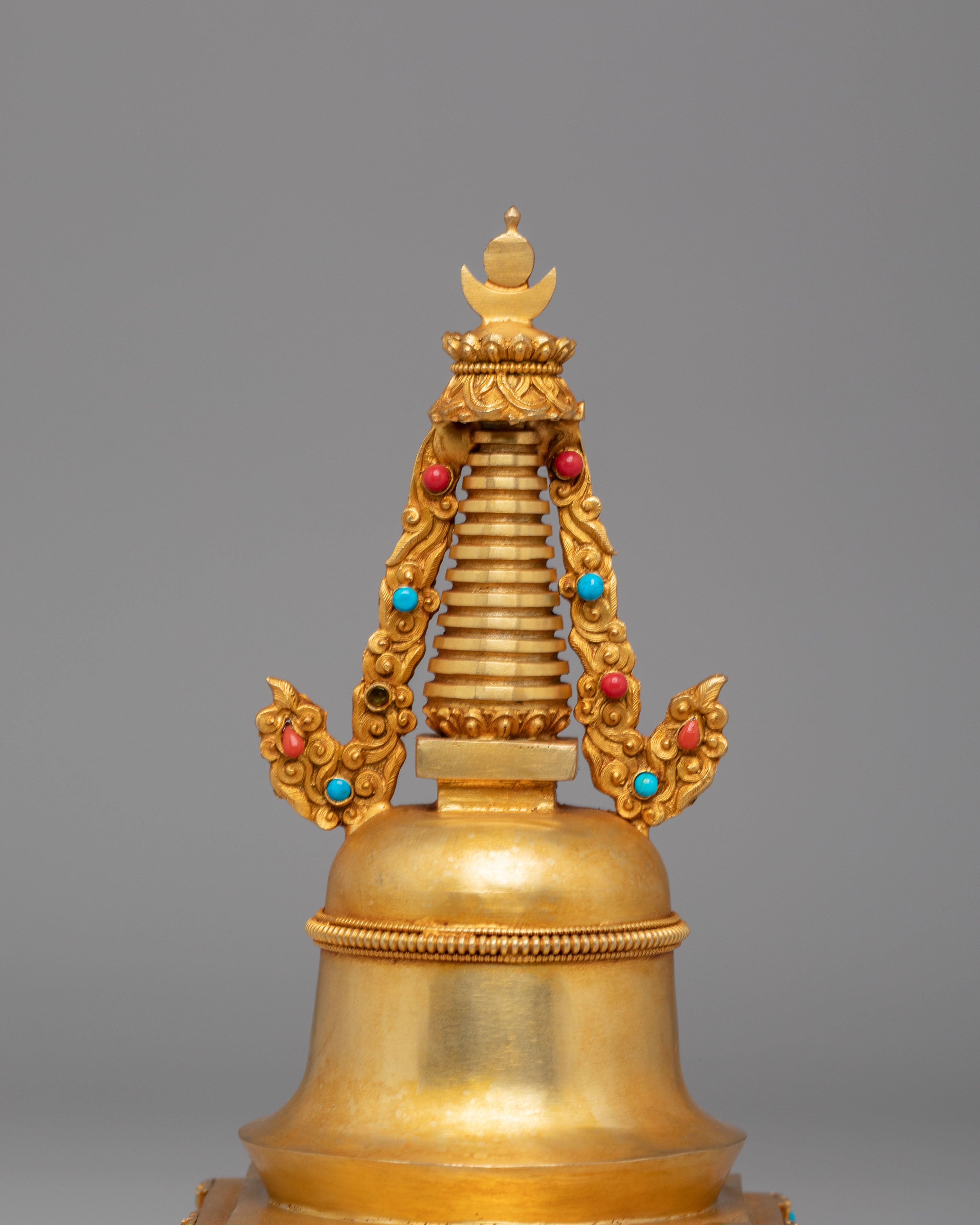 Vajrayana Altar Parinirvana Stupa | Symbol of Enlightened Mindfulness
