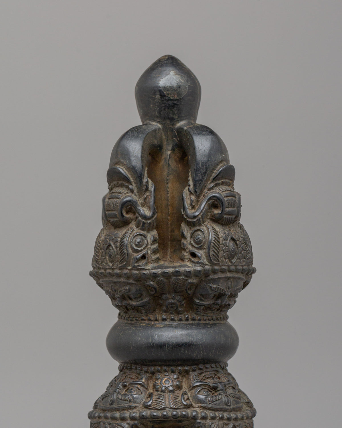 Vajrayana Dorje Ritual Tool | Handcarved Stone Ritual Object