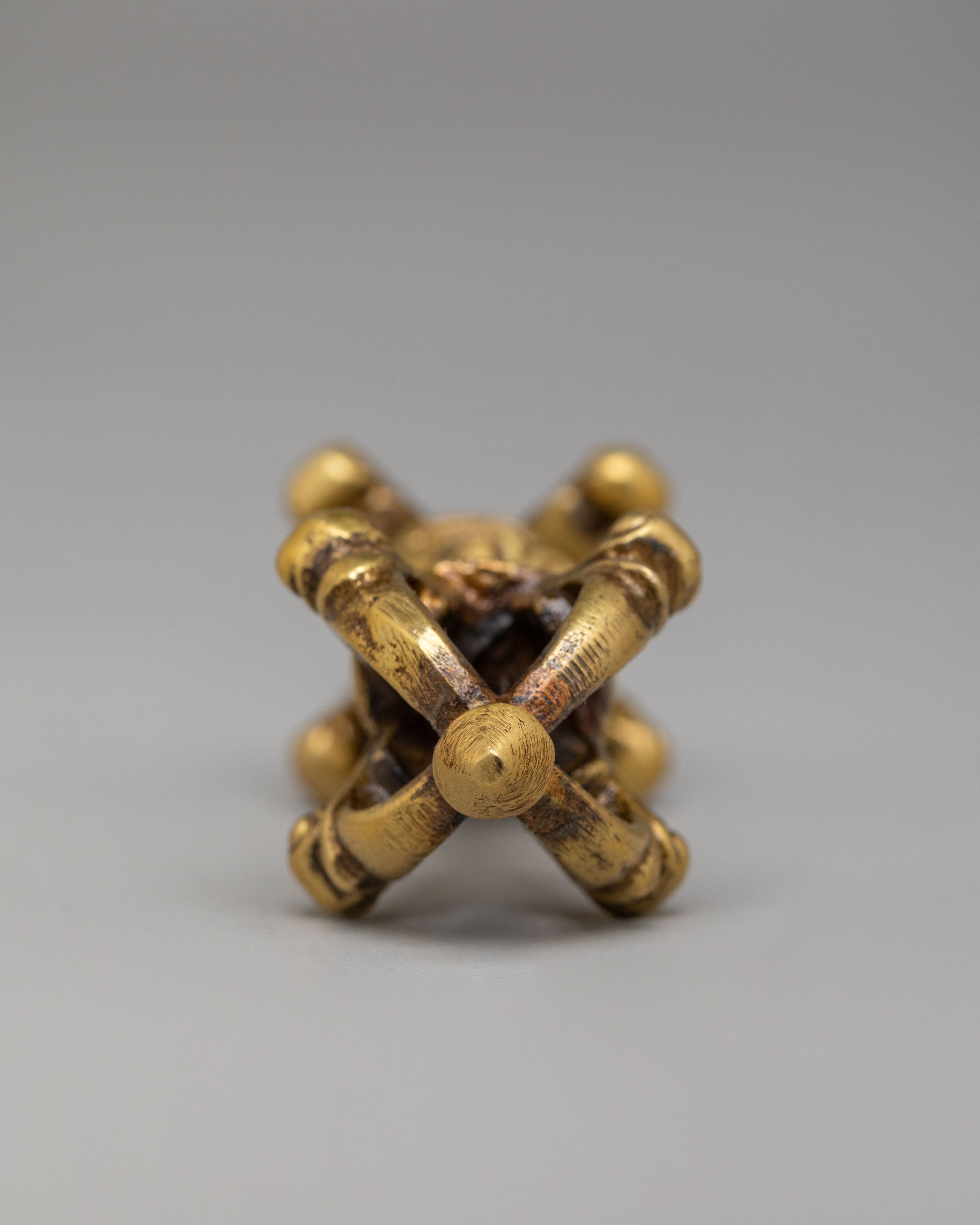 Himalayan Altar Vajra | Buddhist Ritual Tool for Protection &amp; Meditation
