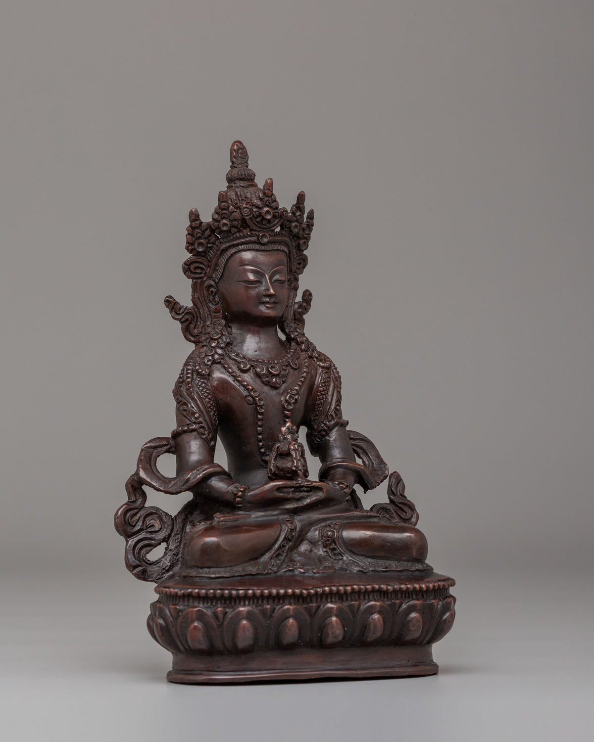 Tibetan Amitayus Deity Statue | Buddha of Infinite Life