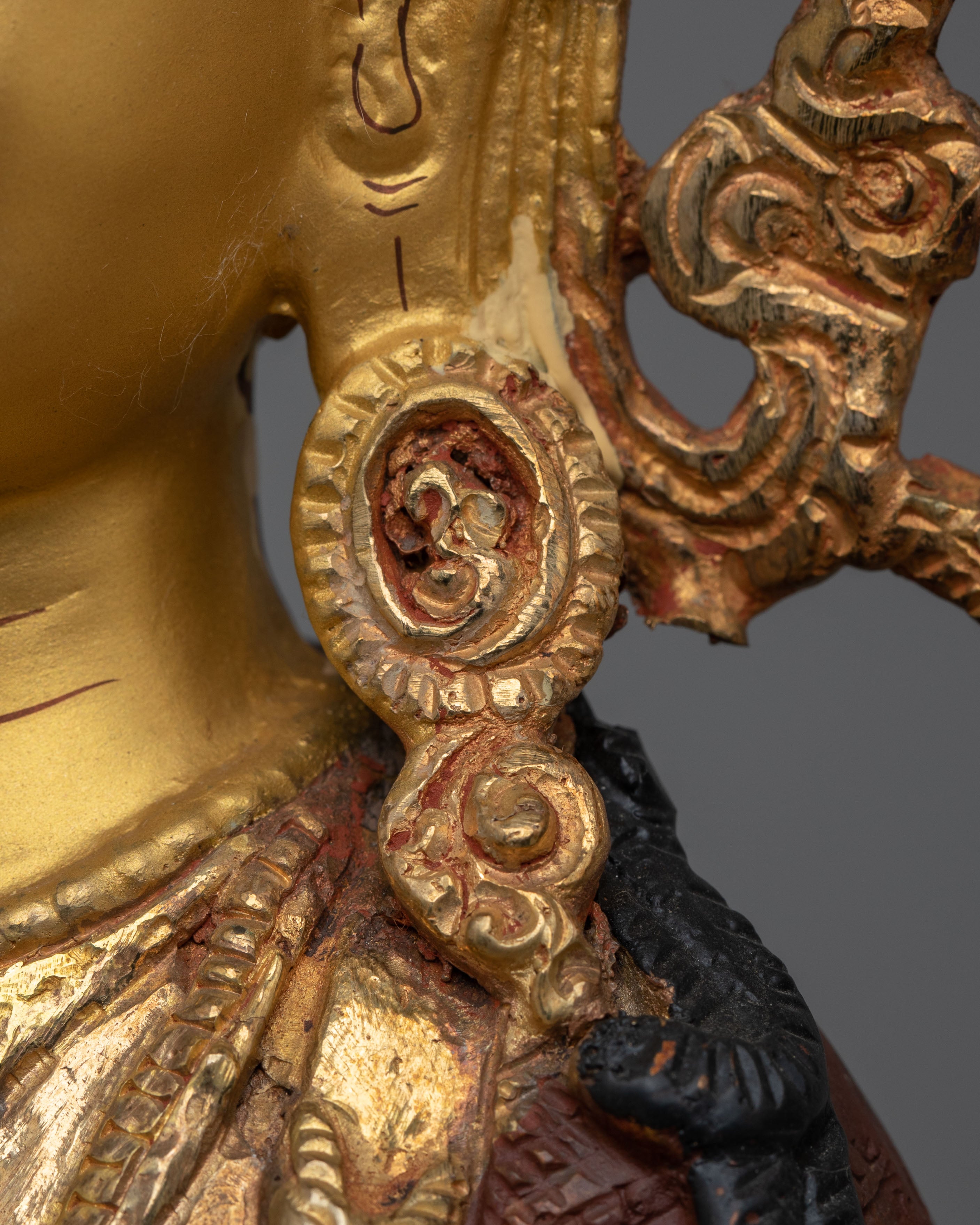 Ceremonial Chenrezig Shrine Statue | Tibetan Buddhist Altar Decor