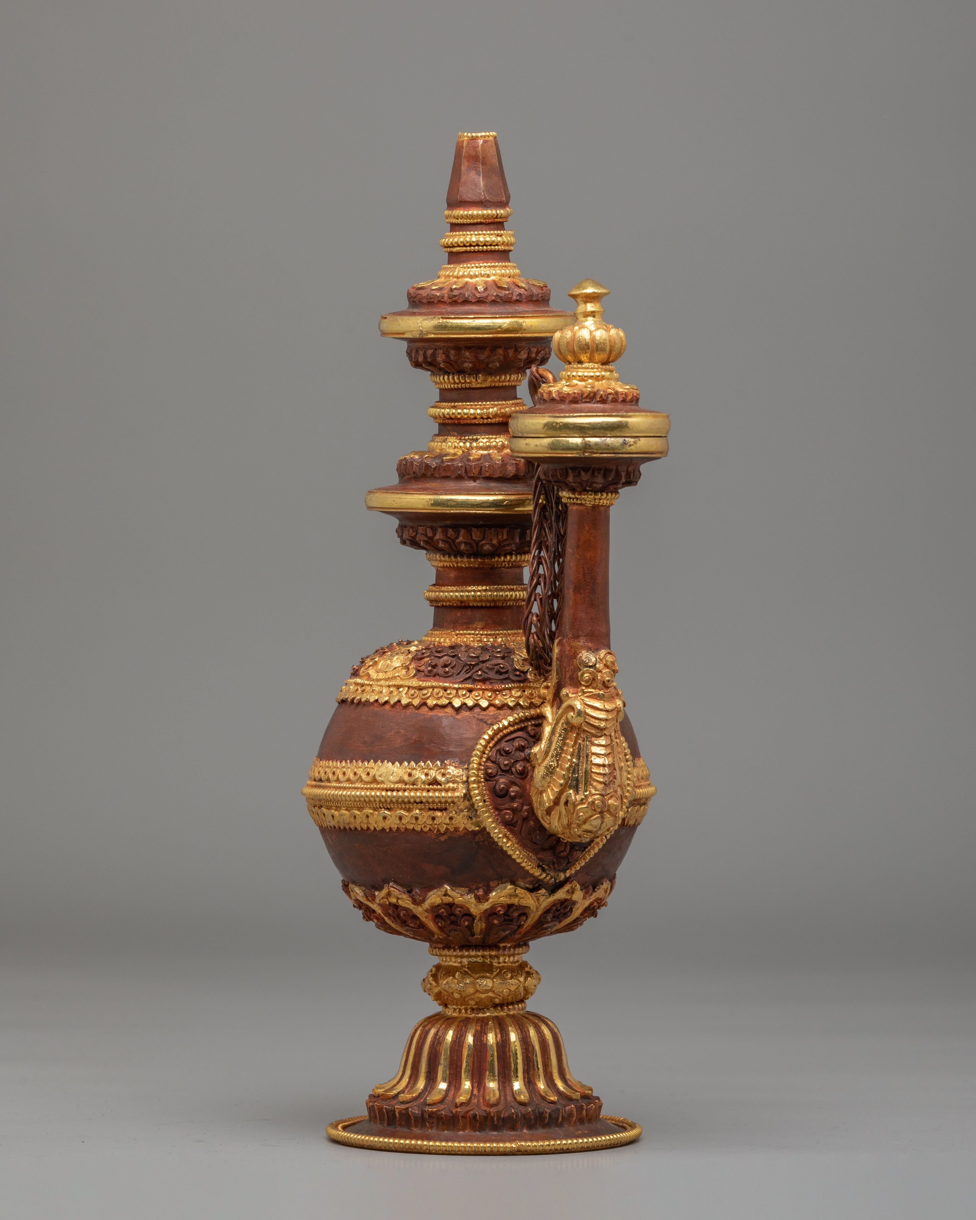 Tibetan Water Vessel | Ritual & Meditation Artifact