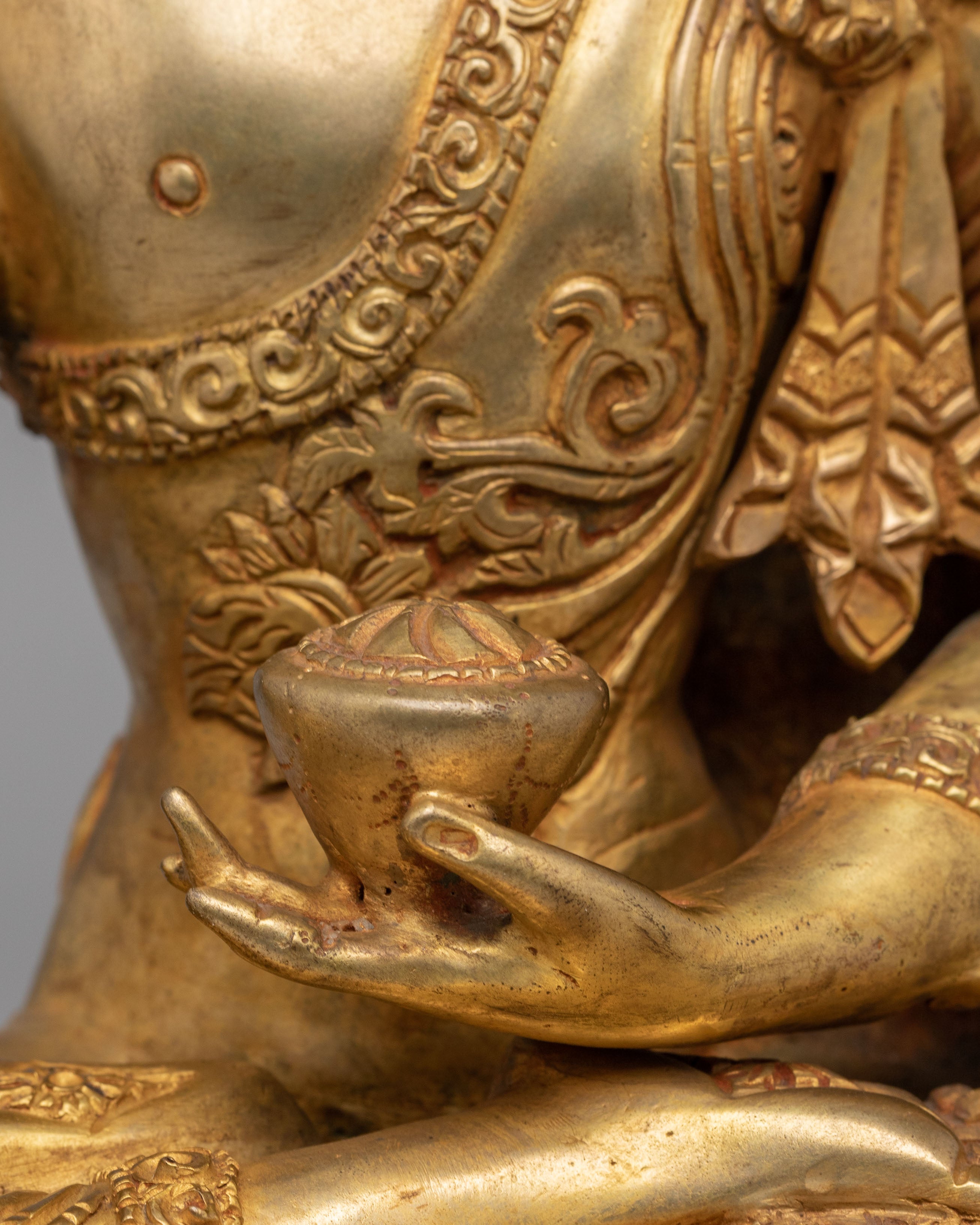Sacred Ritual Shakyamuni Buddha Statue | Tibetan Enlightenment Figurine