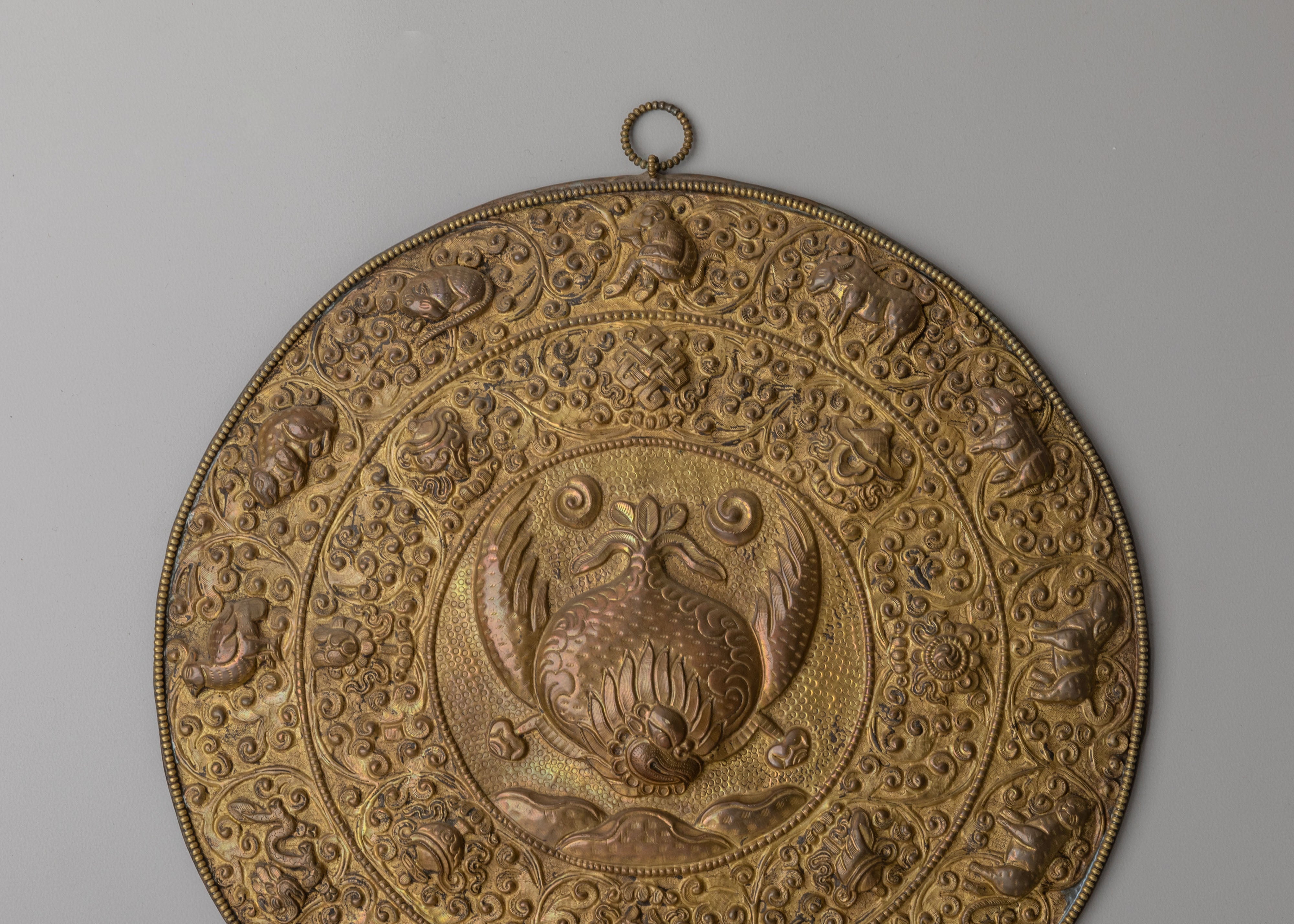 Auspicious Symbol Mandala Wall Hanging | Sacred Decor
