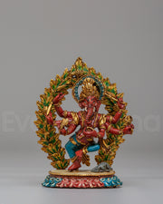 Sacred Six-Armed Ganesha Statue 