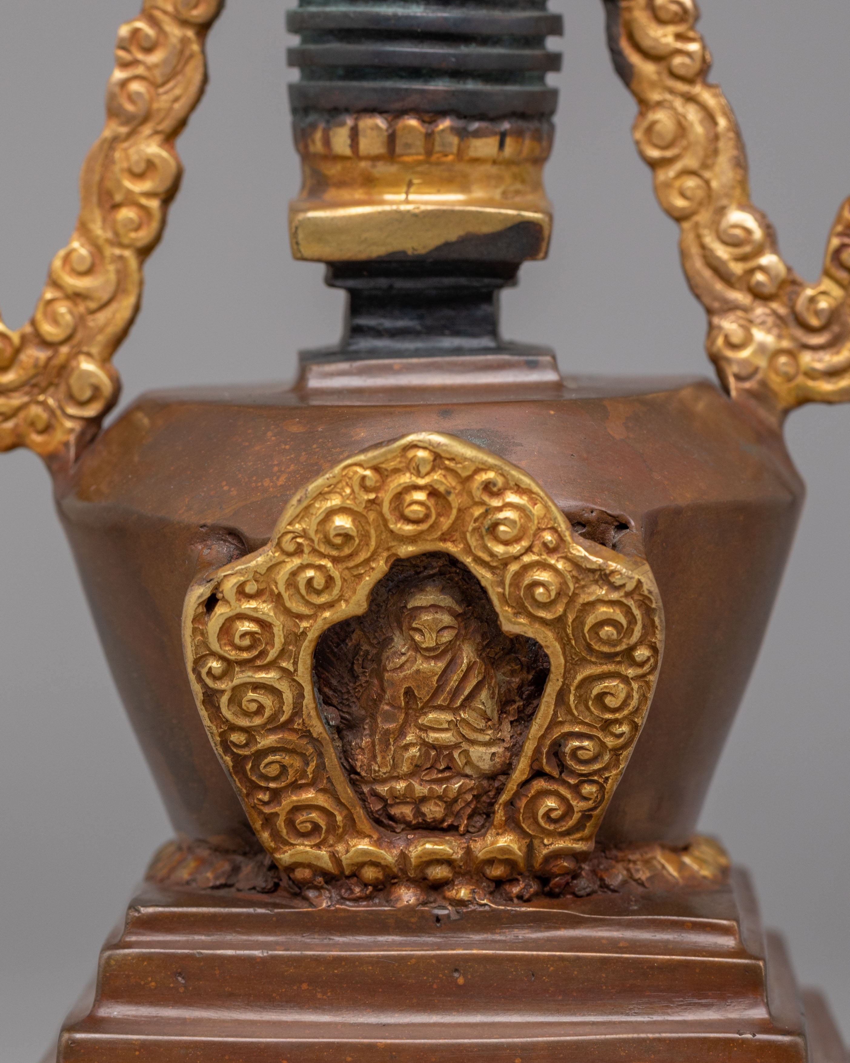 Himalayan Enlightenment Stupa for Ritual | Spiritual Decorative Stupa