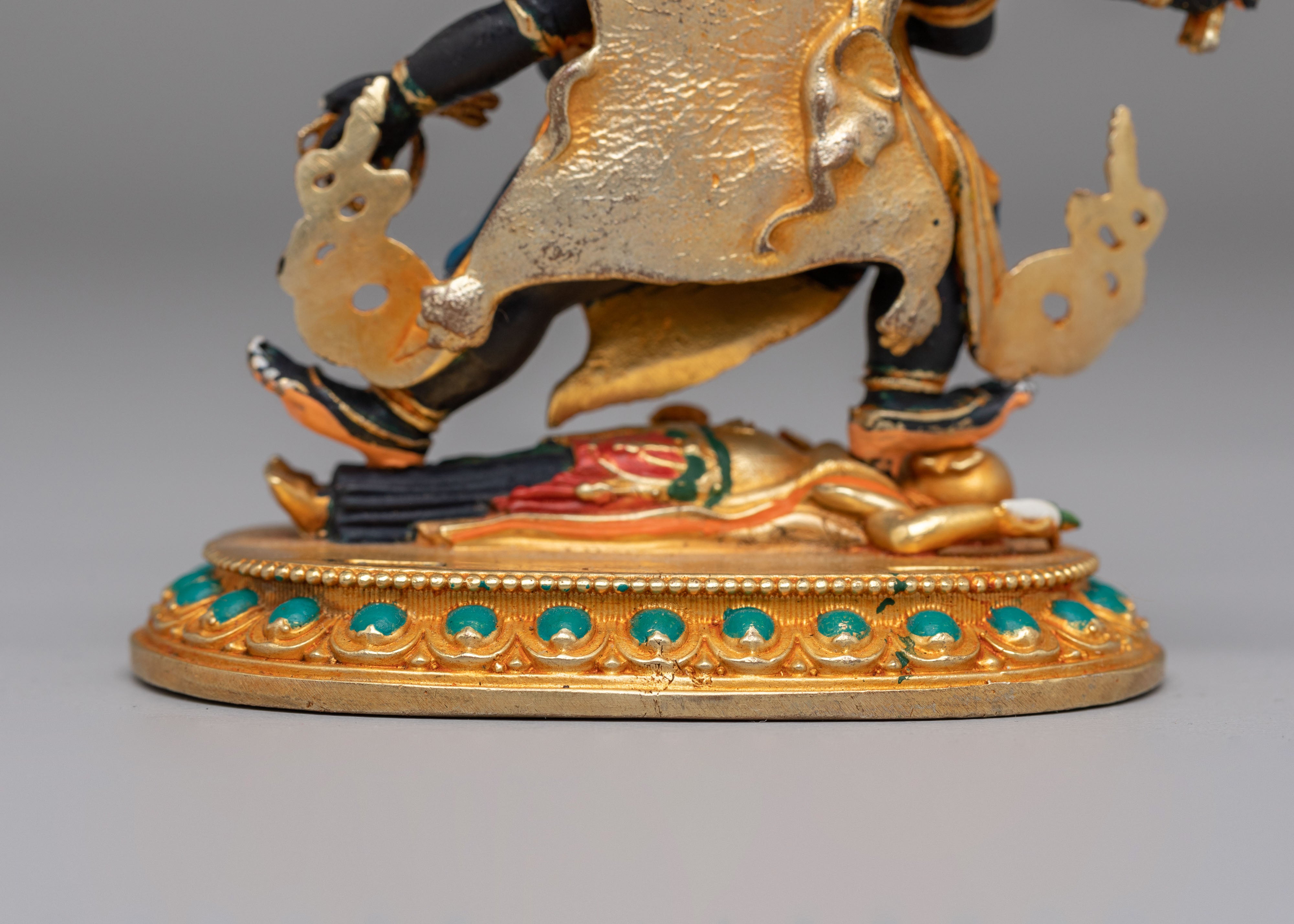 Six-Armed Mahakala Protector Deity Statue | Symbol of Protection and Strength