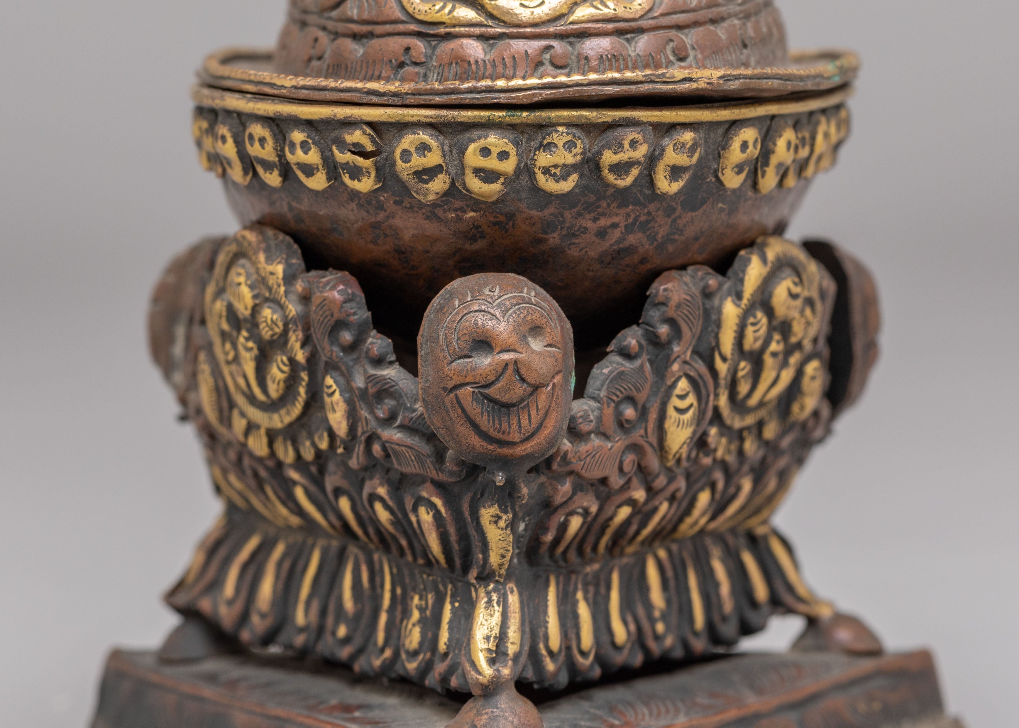 Sacred Tibetan Kapala | Handcrafted Ritual Skull Cup