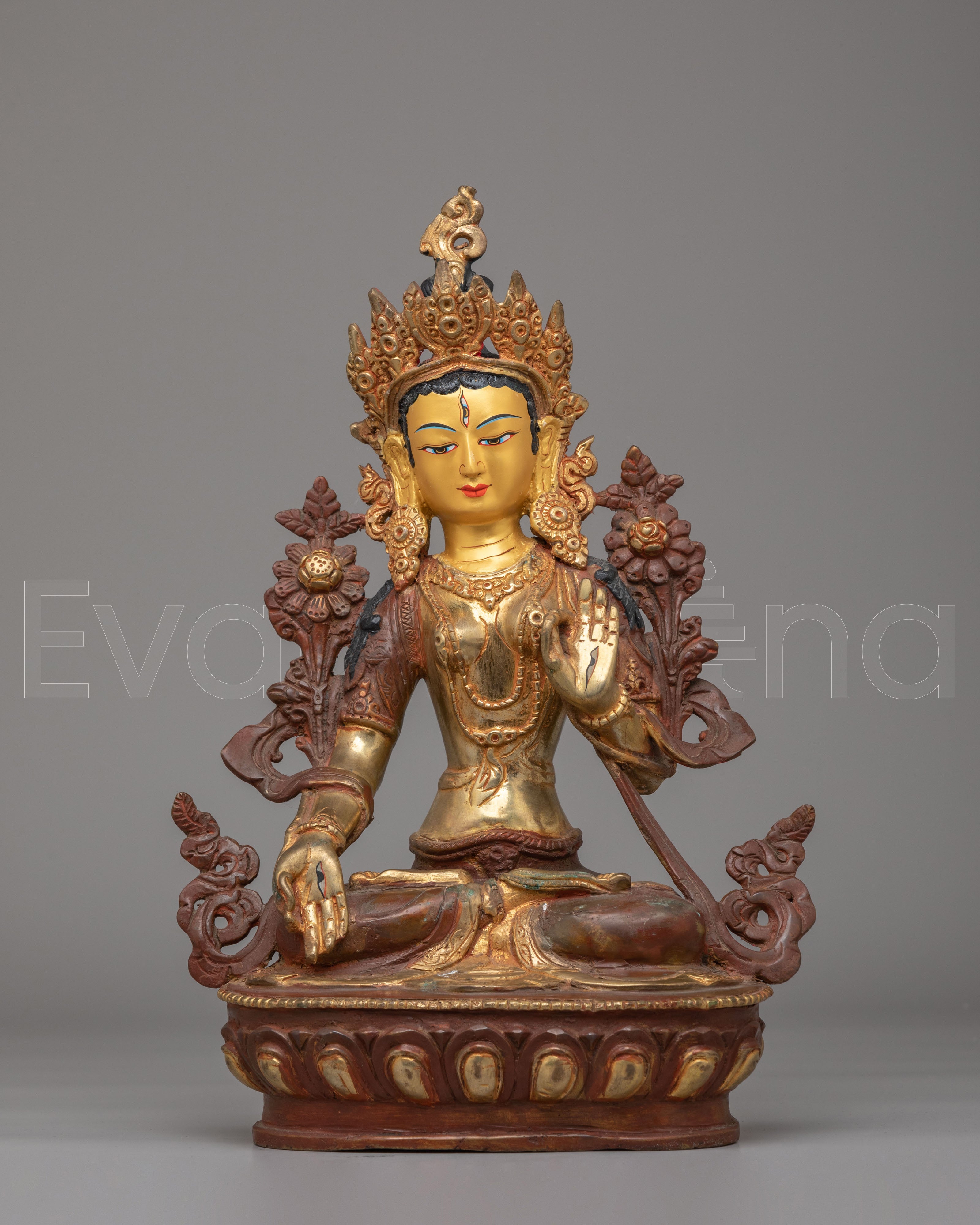 Handcrafted White Tara Statue 