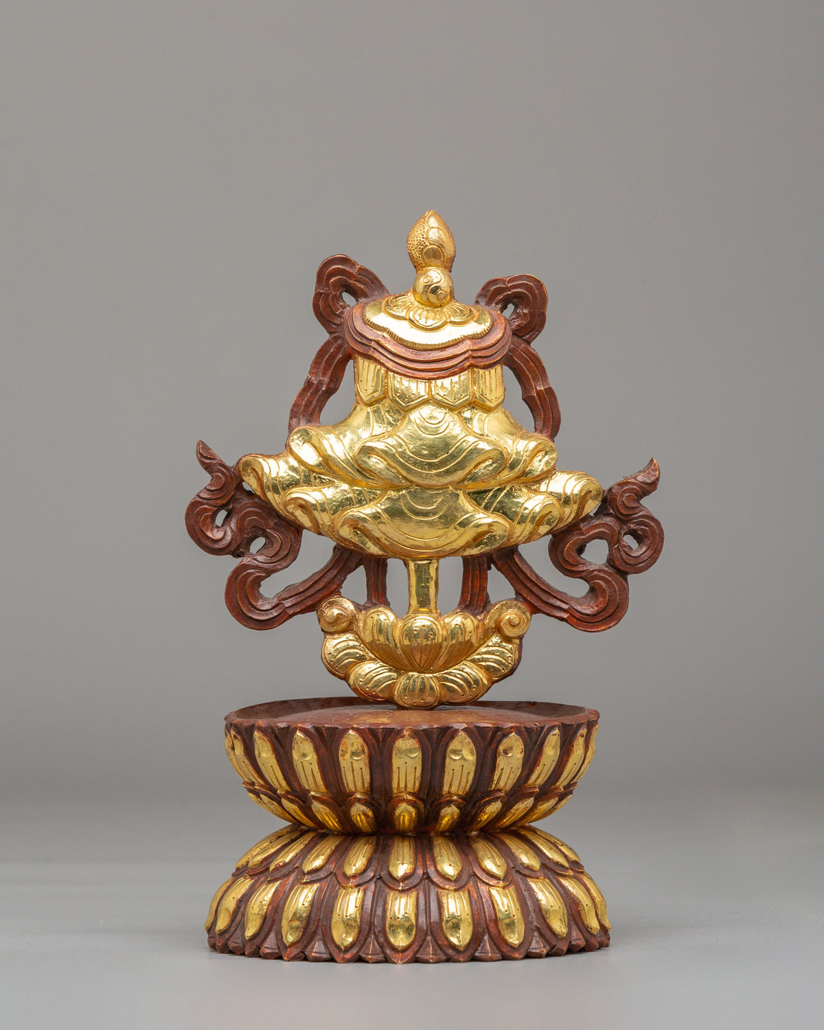 Eight Auspicious Symbols Set | Handmade Tibetan Altar Decor