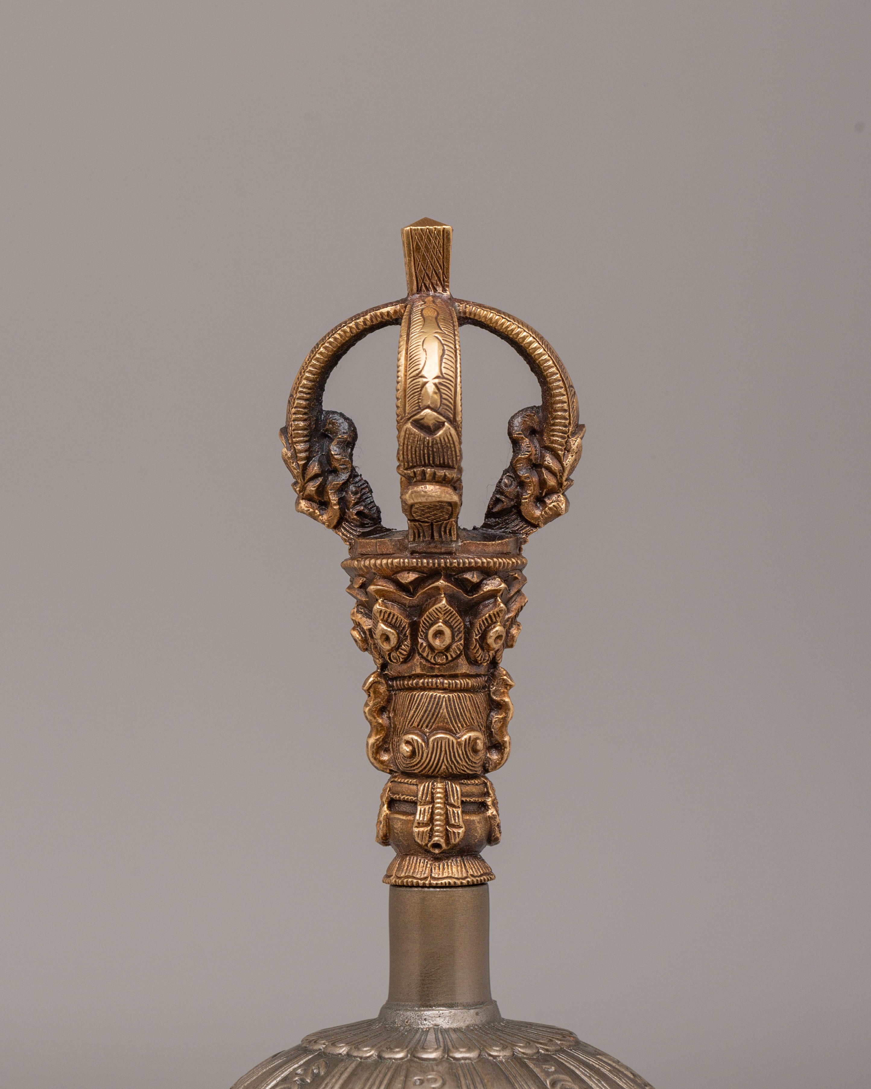 Buddhist Ritual Vajra and Bell Set | Spiritual Practice Tools for Meditation and Prayer