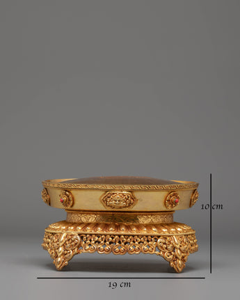 Tibetan Mandala Base for Altar