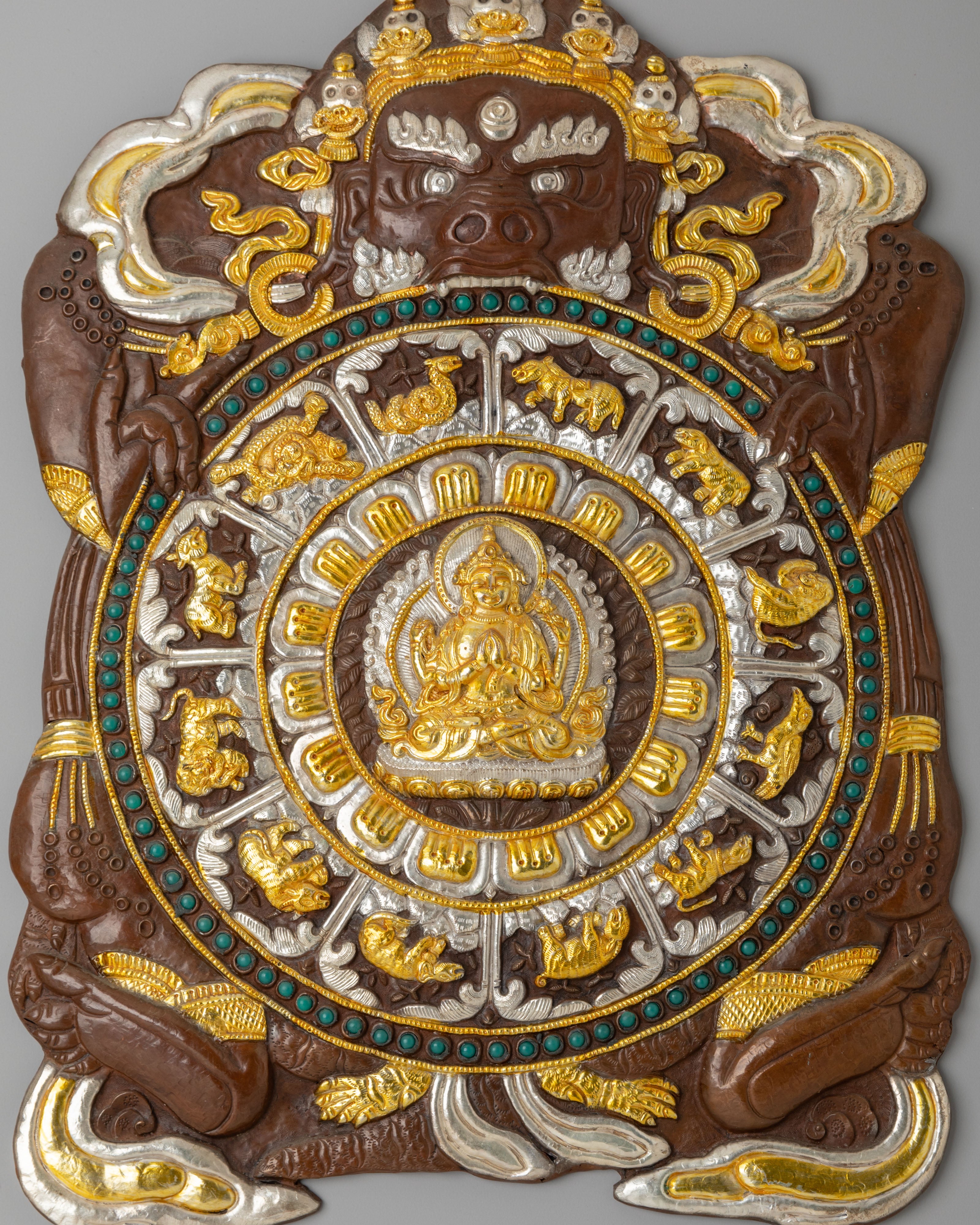 Tibetan Astrological Calendar Wall Hanging | Cultural Artwork