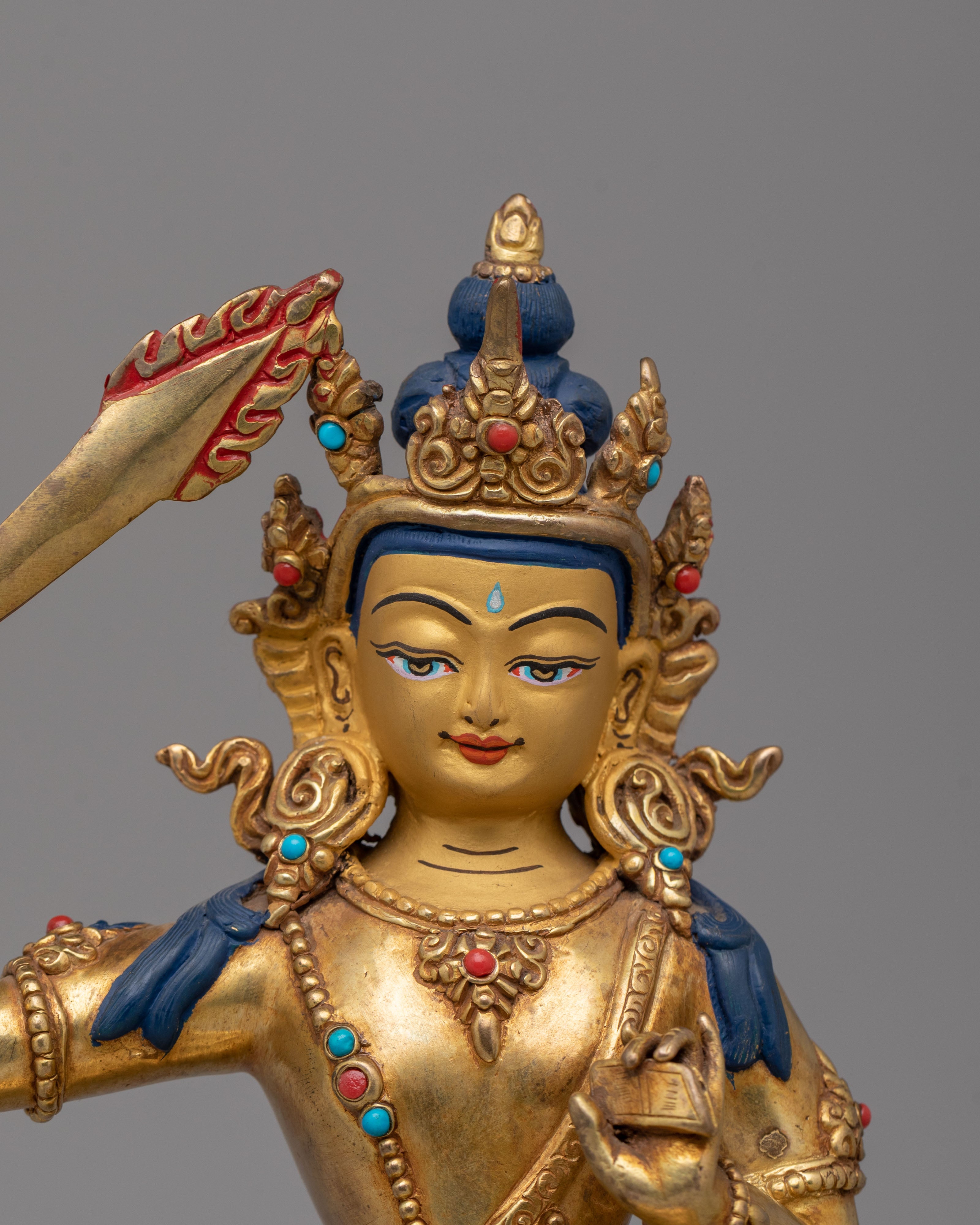 Bodhisattva Manjushri Deity Statue | A Symbol of Wisdom and Enlightenment