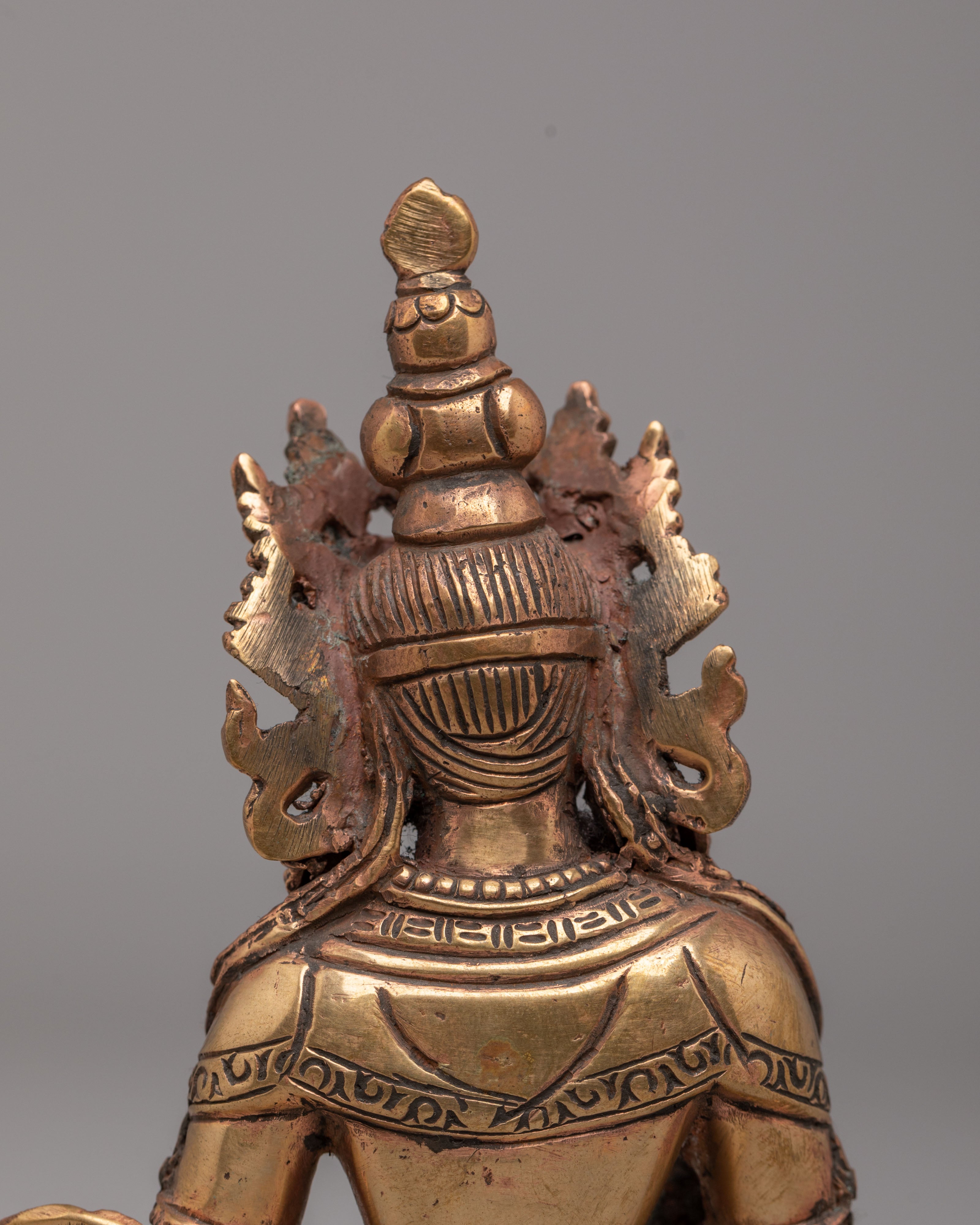 Tibetan Vajrasattva Deity Statue | Handcrafted Copper Art