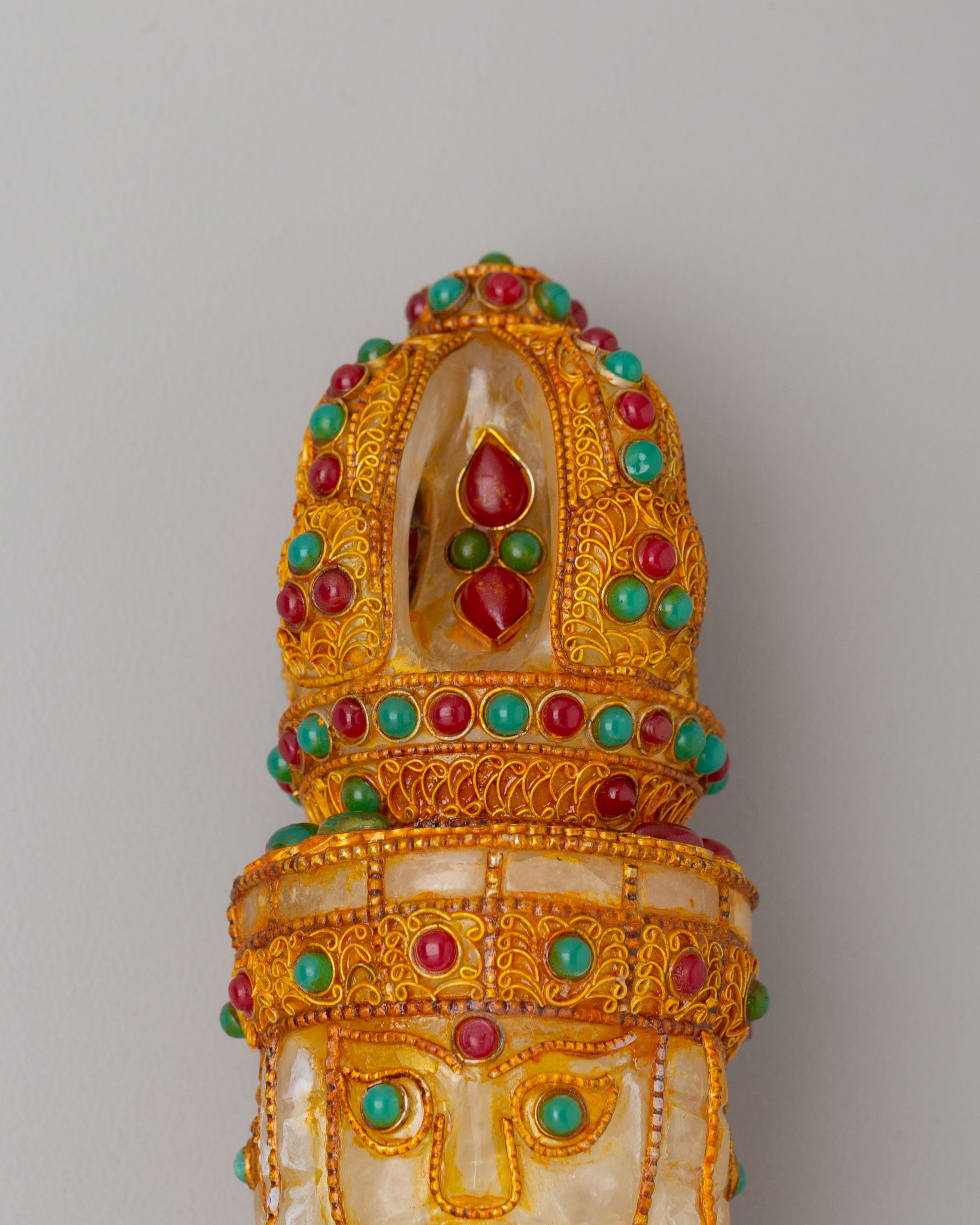 Spiritual Buddhist Ritual Dagger | Tibetan Shrine Object for Protection