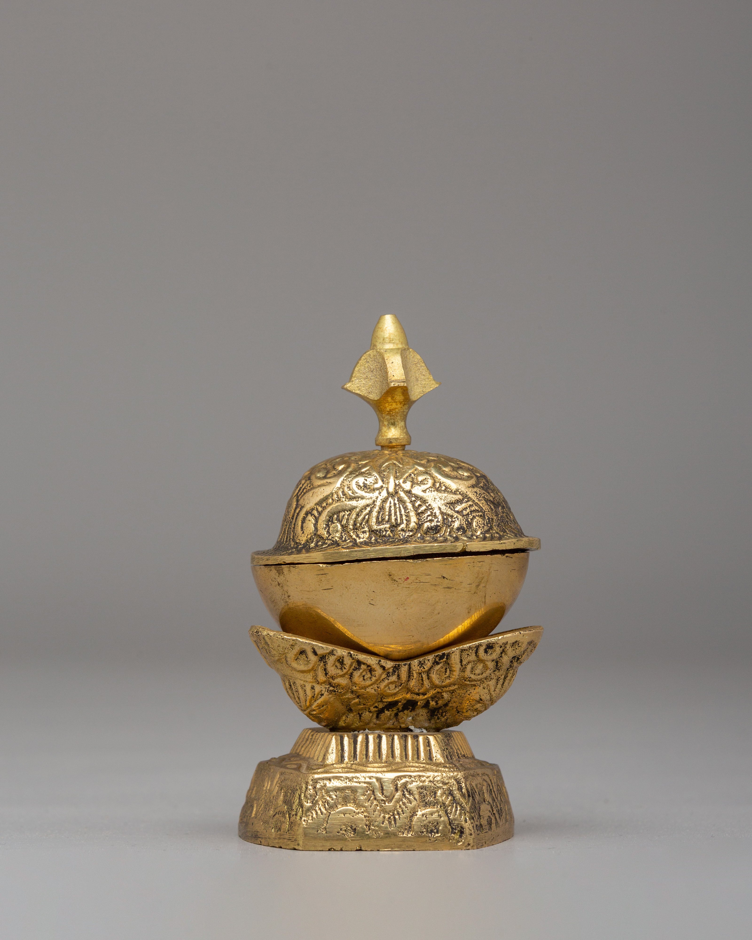 Handmade Buddhist Ceremonial Kapala | Ritual Vessel for Tantric Practices