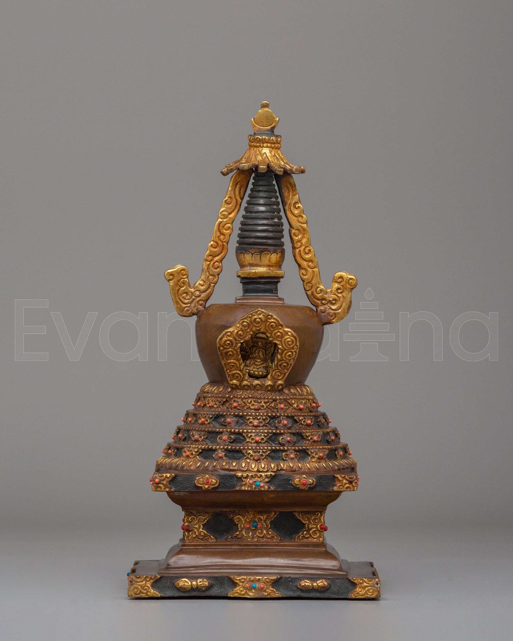 Sacred Lotus Blossom Stupa for Altar