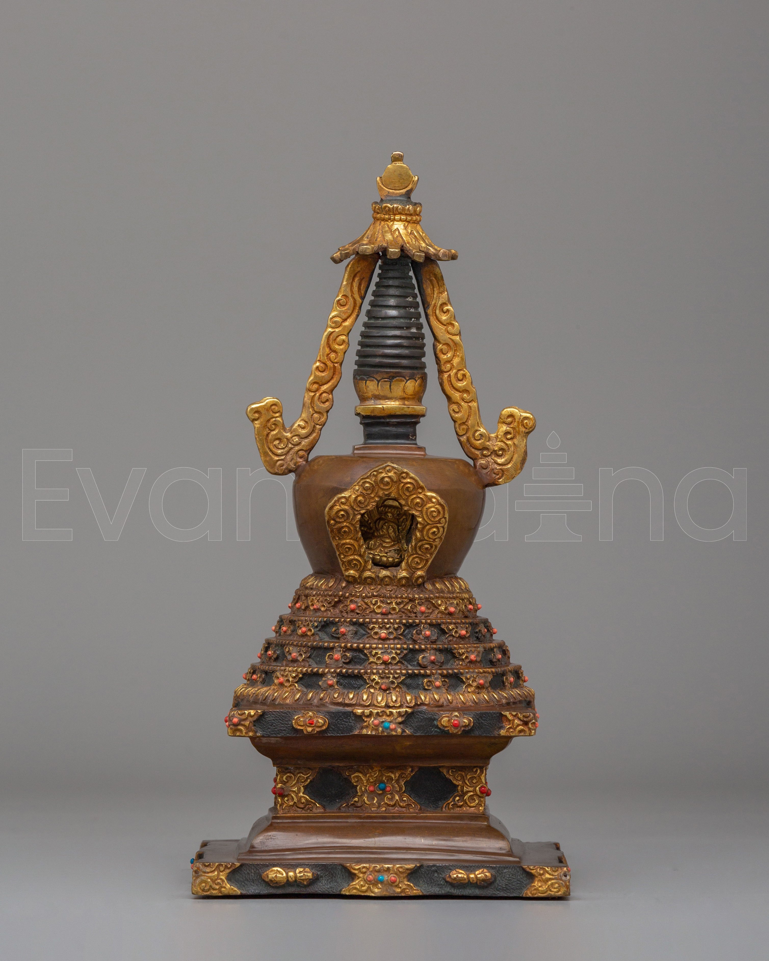 Sacred Lotus Blossom Stupa for Altar