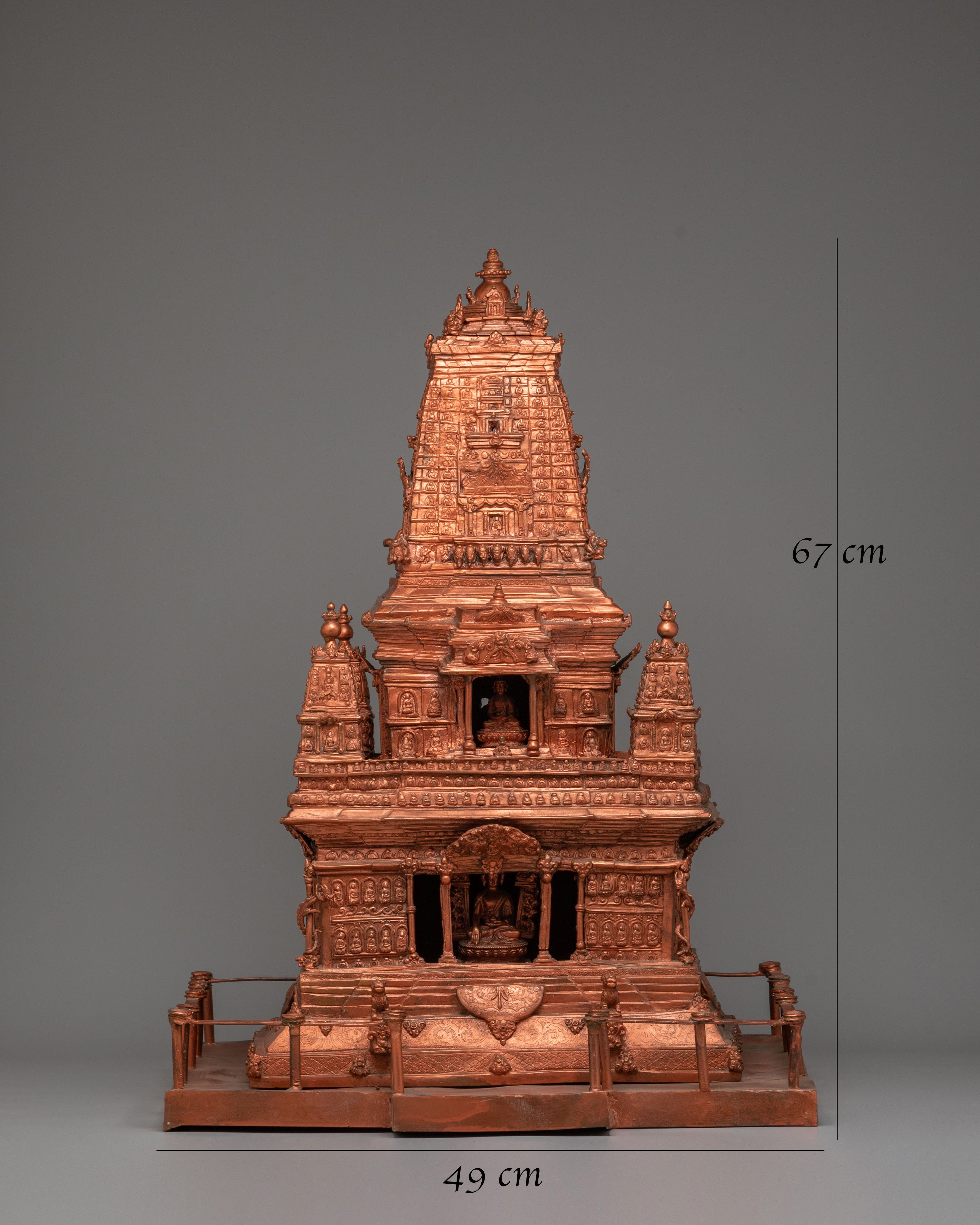 Handcrafted Mahabuddha Temple Sculpture | Symbol of Enlightenment