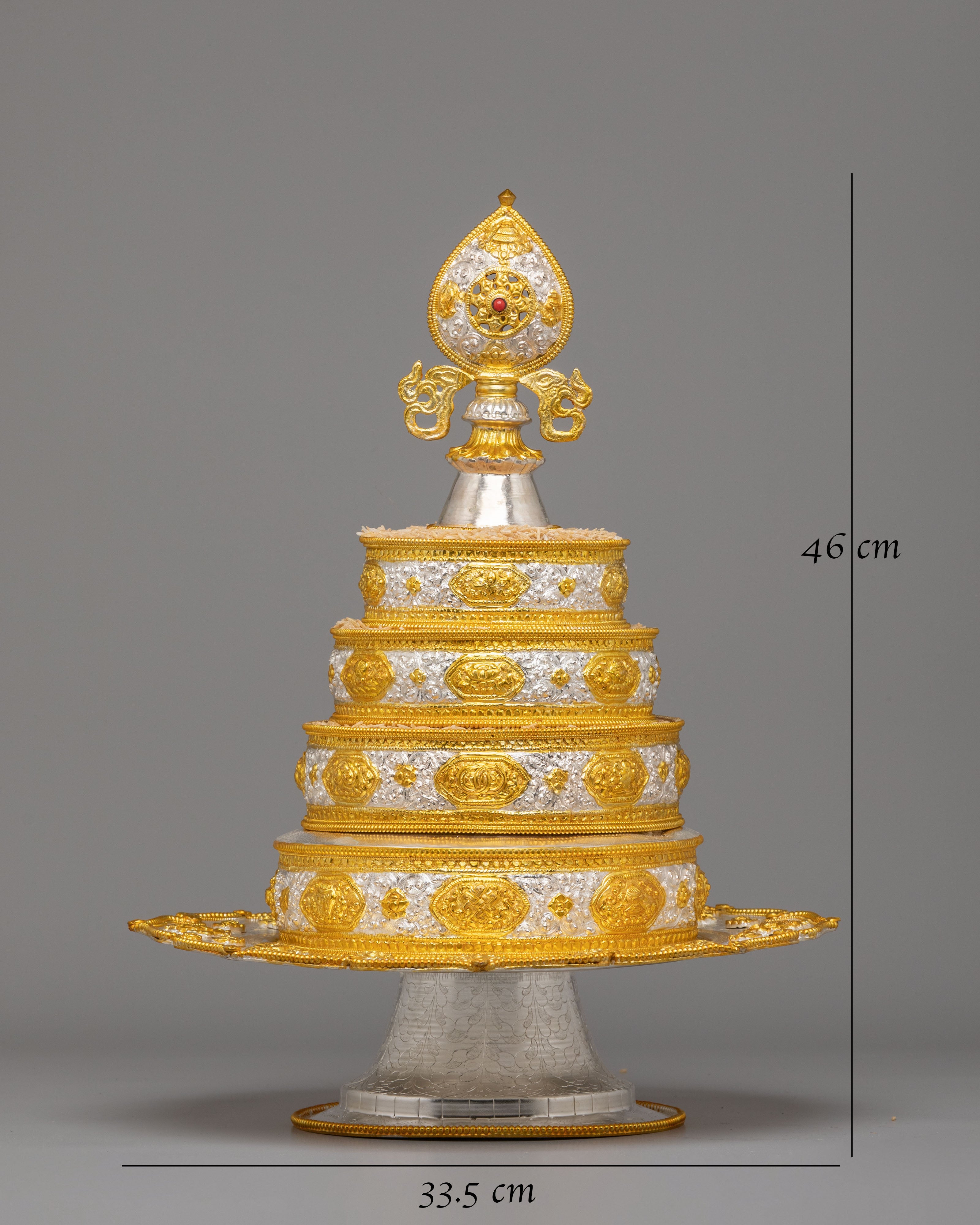 Buddhist Ritual Mandala Offering | Sacred Art for Meditation & Devotion