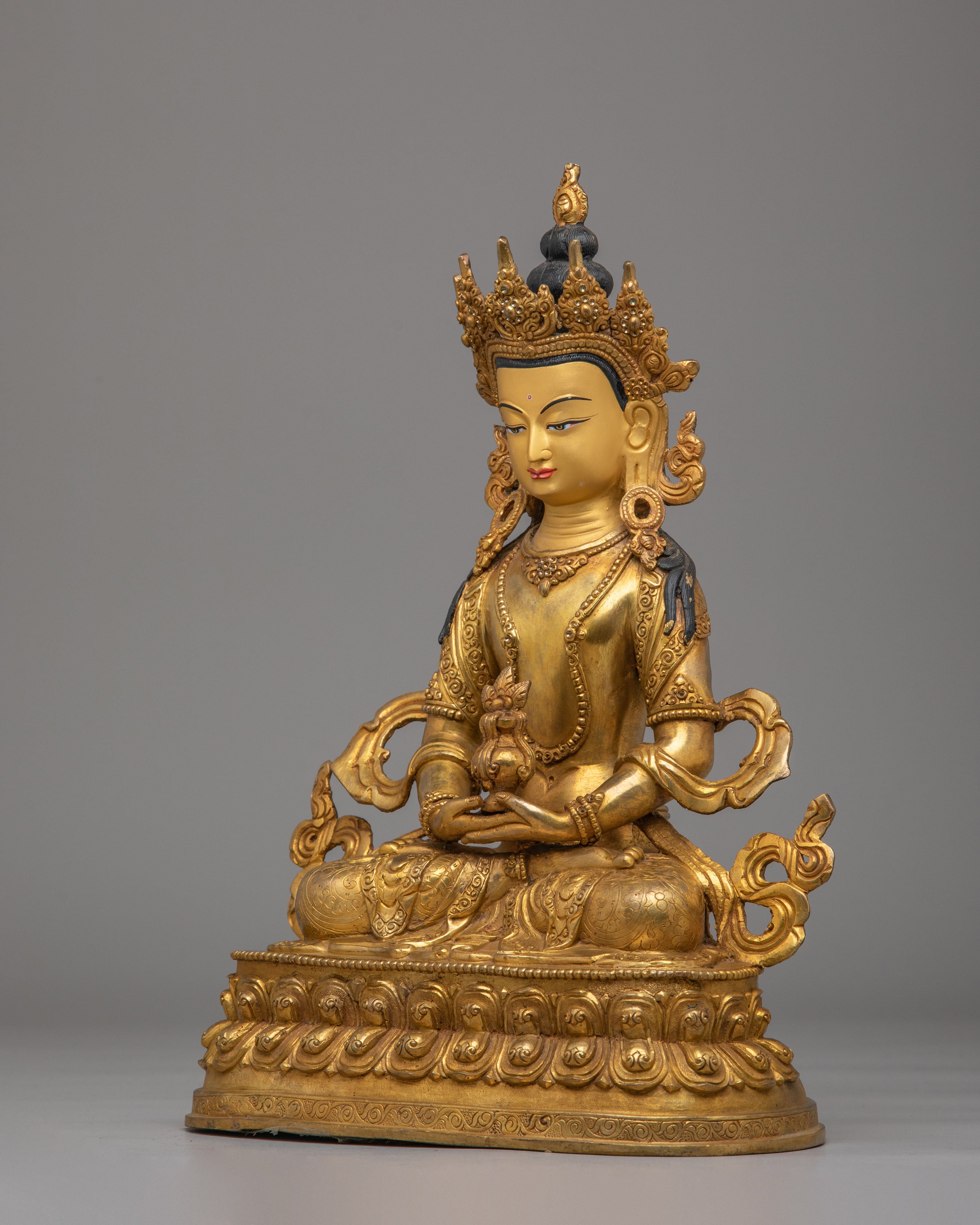Handmade Amitayus Buddha Statue | Symbol of Longevity and Spiritual Wisdom