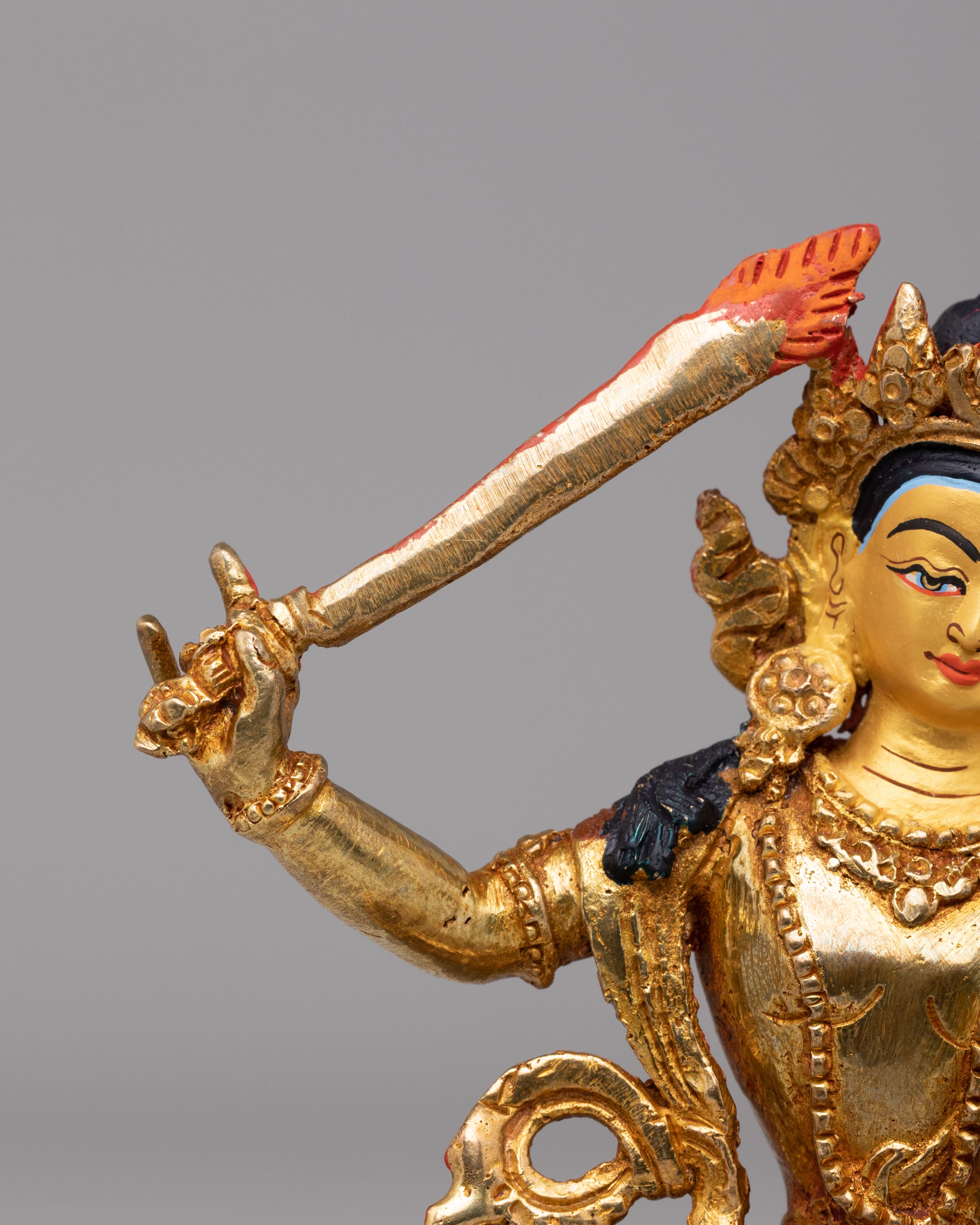 Bodhisattva of Wisdom Manjushri Statue | Spiritual Symbol of Enlightenment