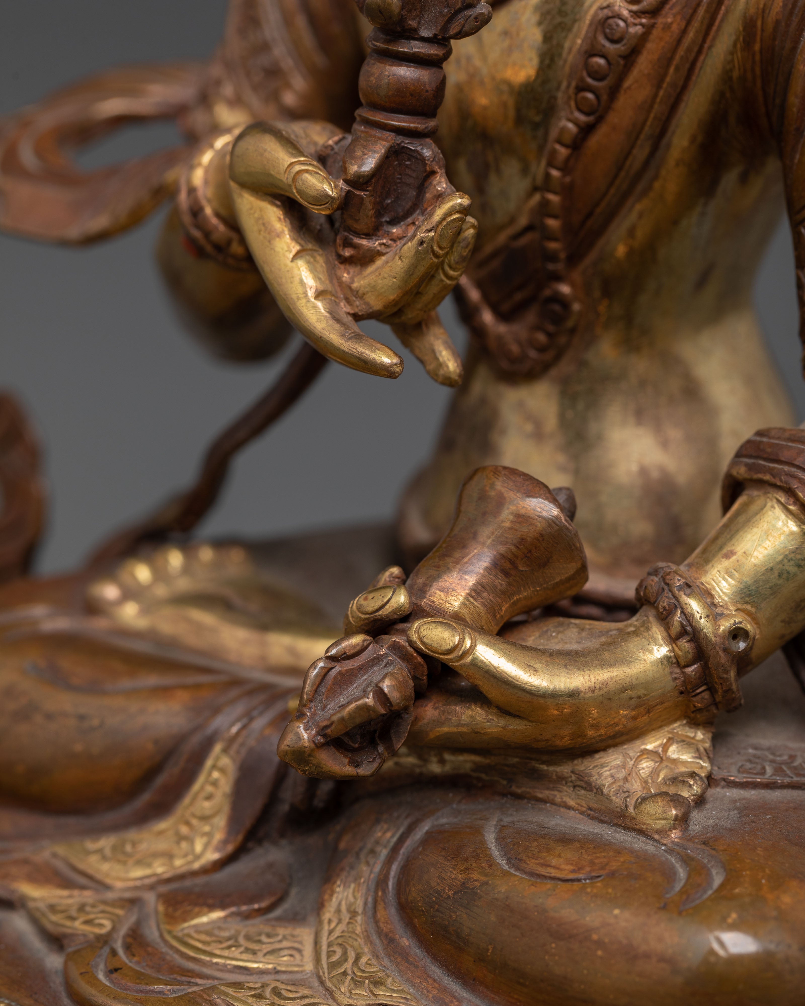 Tibetan Vajrasattva Purification Deity Statue | Vajrayana Art