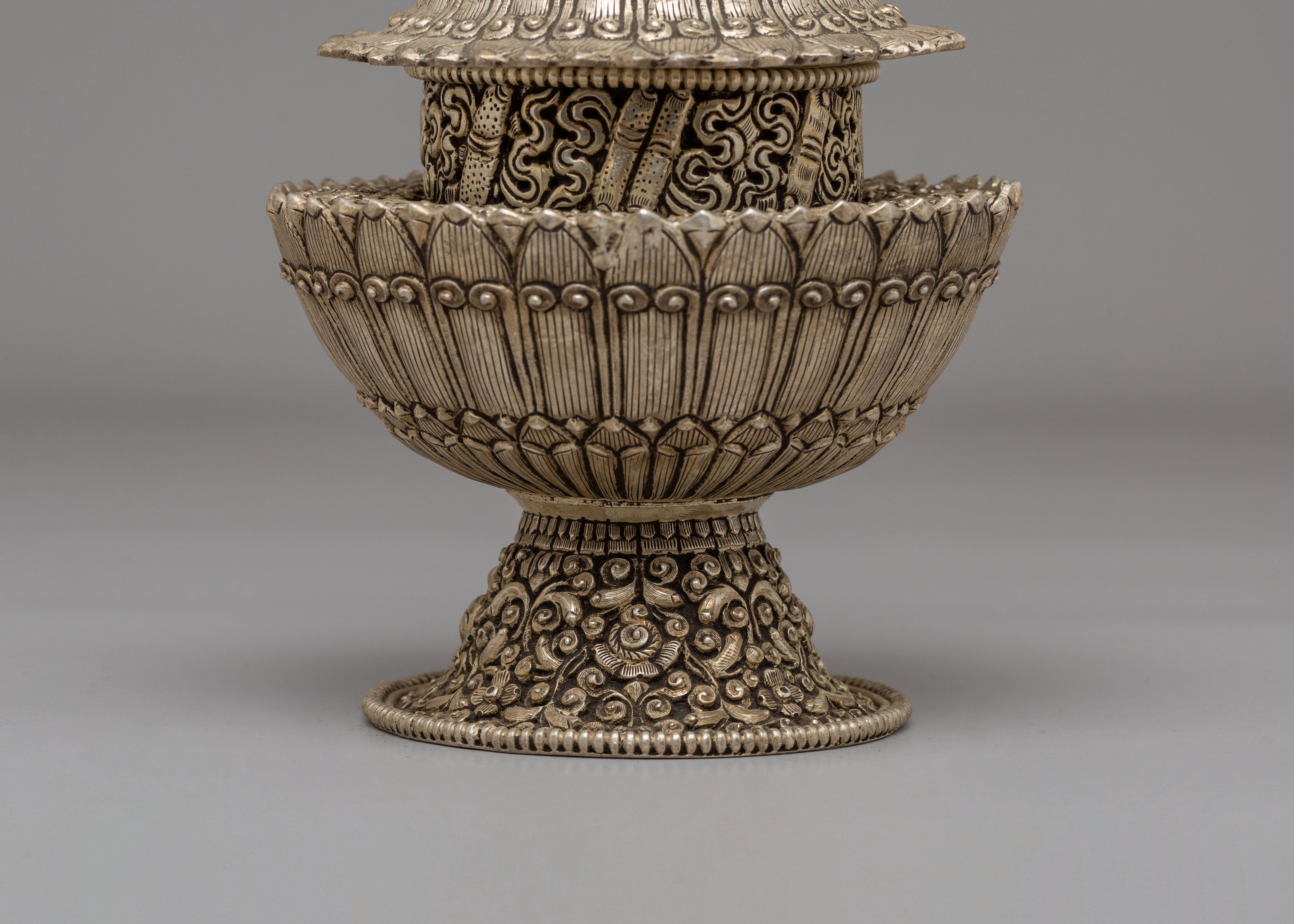 Buddhist Offerings Rice Pot | Sacred Ritual Offering Pot