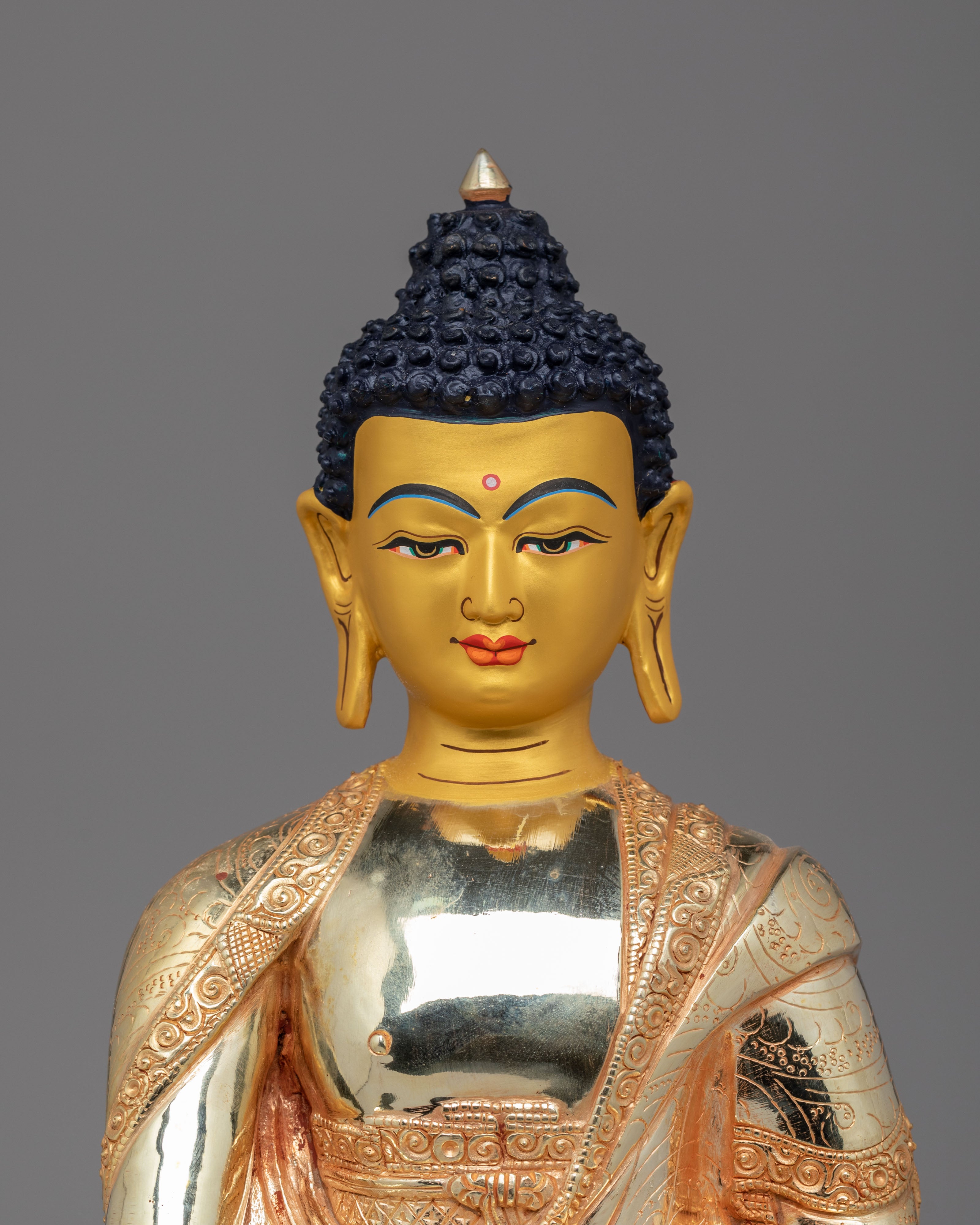 Himalayan Altar Buddha Shakyamuni Statue | Symbol of Enlightenment