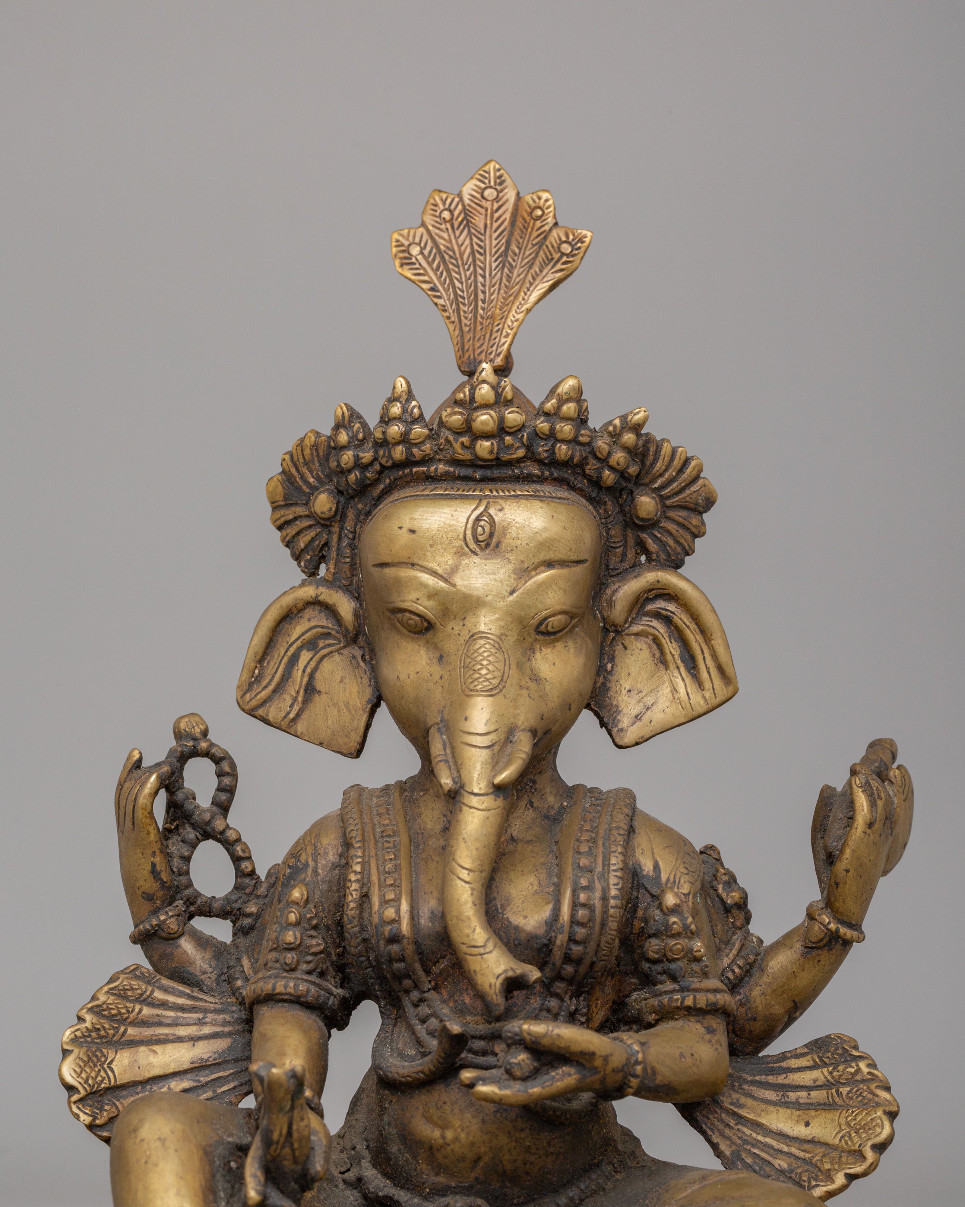 Spiritual Ganesh Sculpture for Wisdom | Spiritual Home Decor