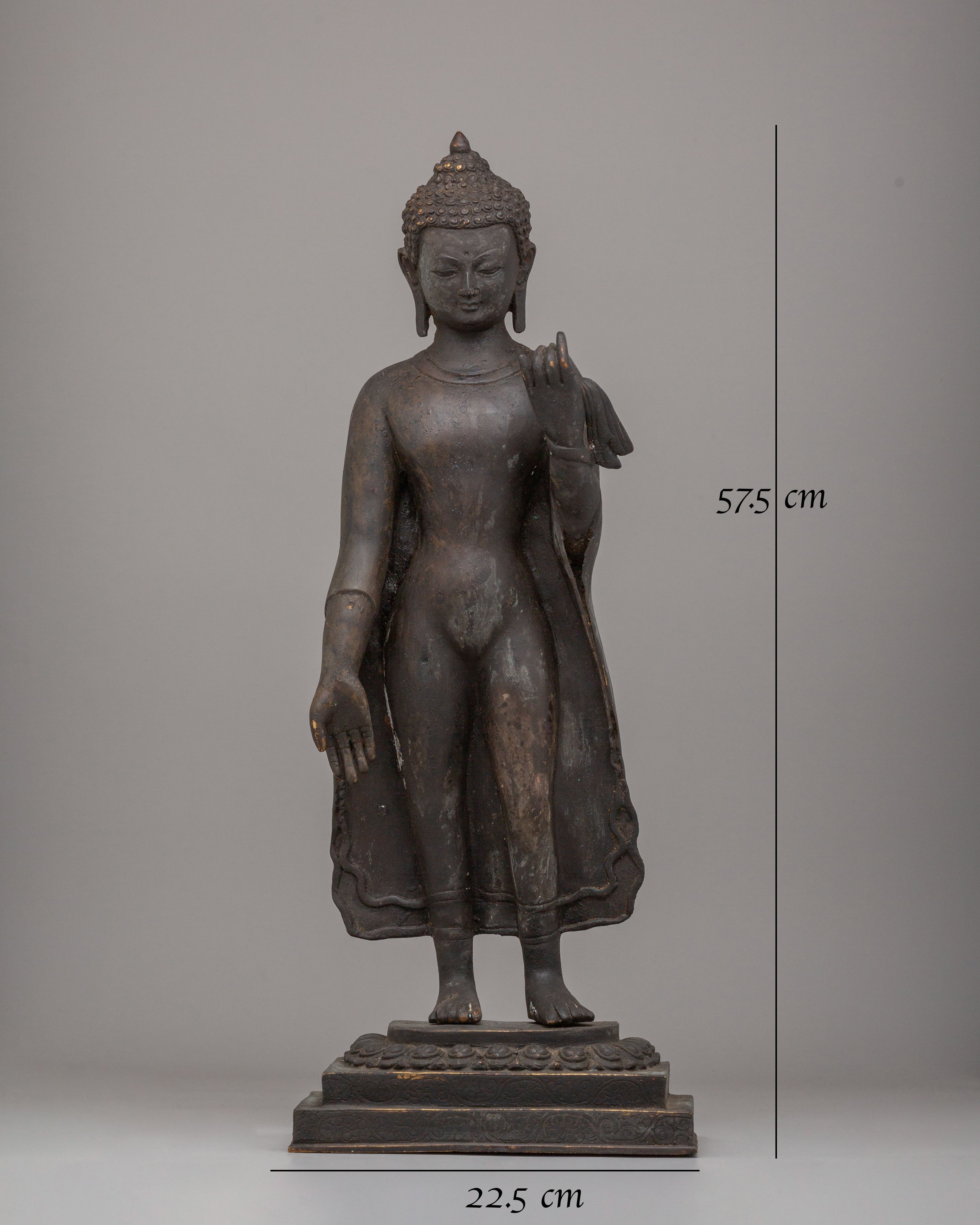 Dipankara Buddha Enlightenment Sculpture | Tibetan Altar Decor