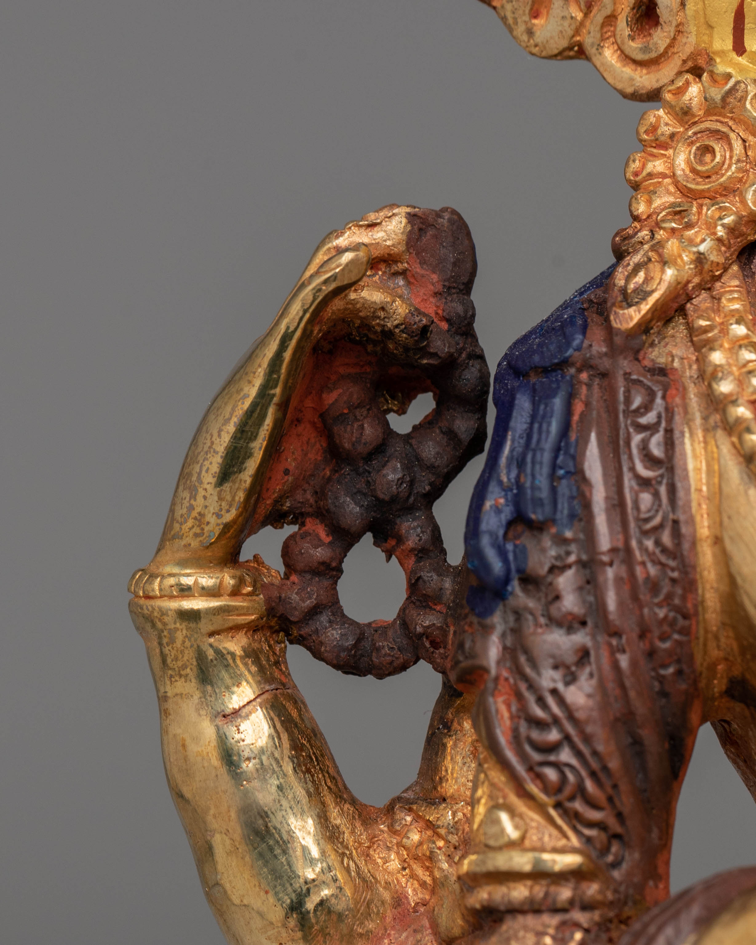 Chenrezig Handcrafted Tibetan Sculpture | Spiritual Decor for Meditation & Blessings