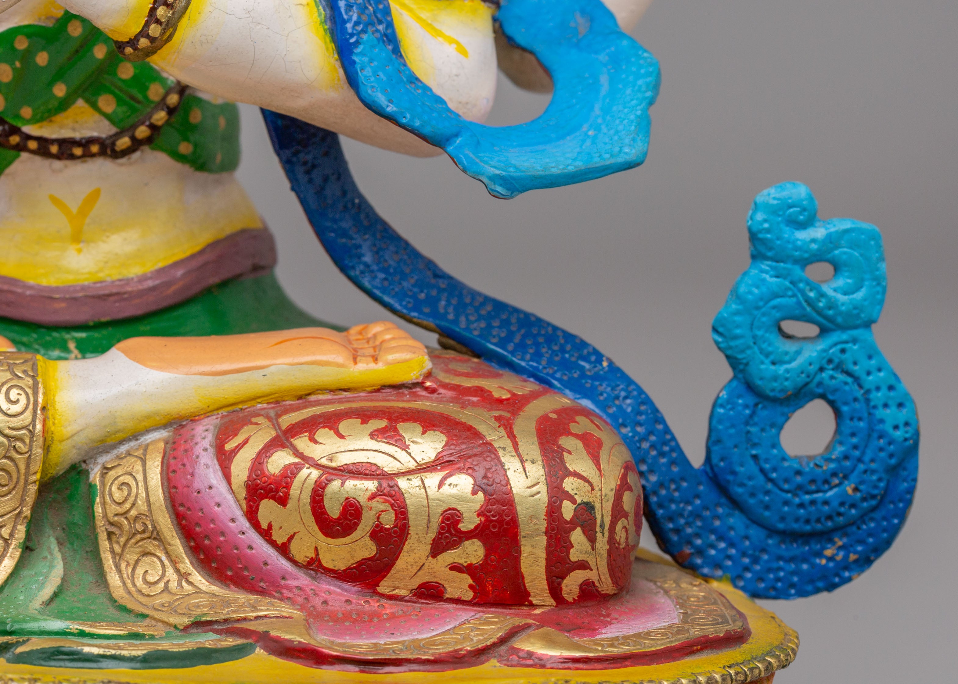 Handcrafted Compassion Chenrezig Statue | Tibetan Bodhisattva Art
