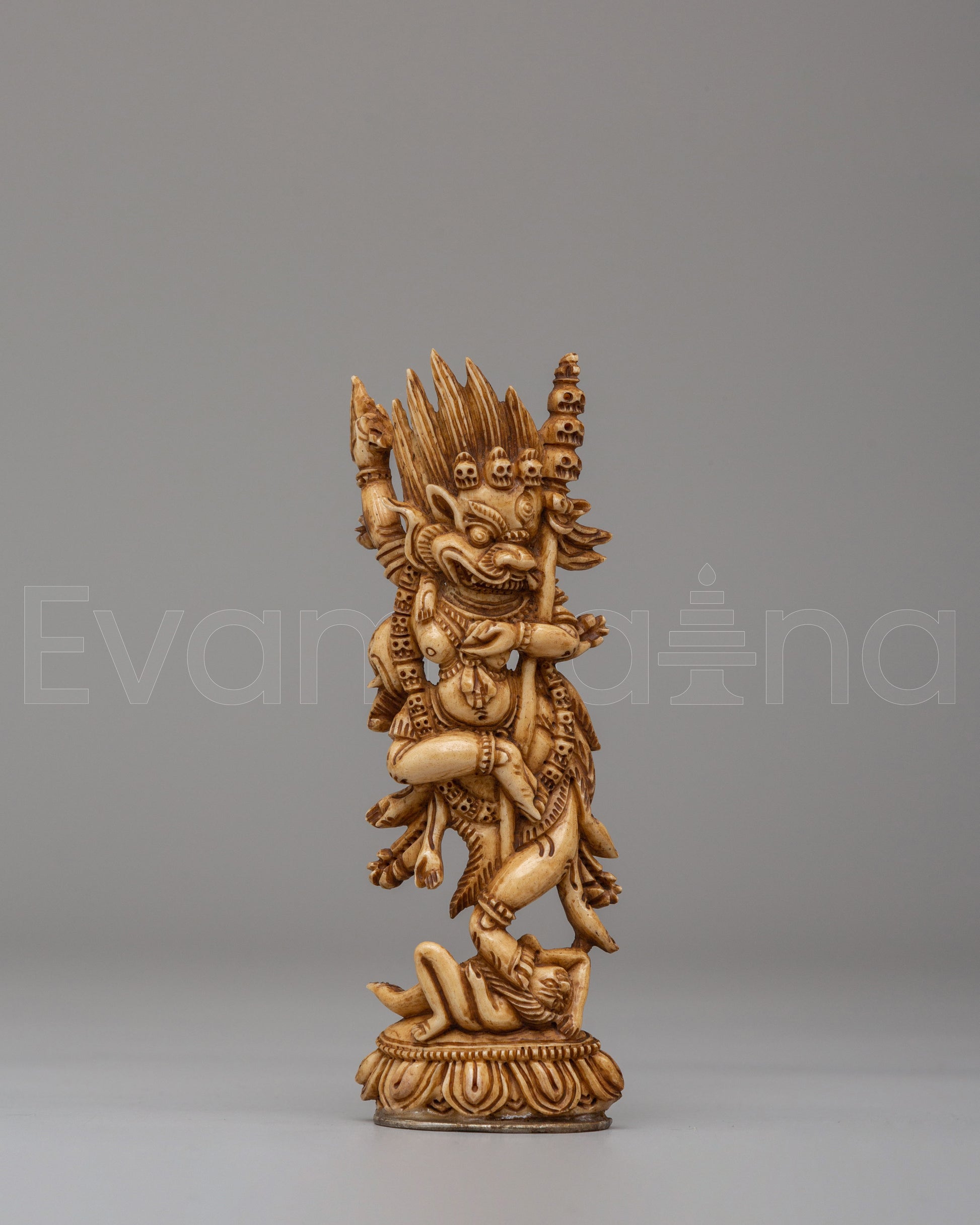 Simhamukha Bone Sculpture 