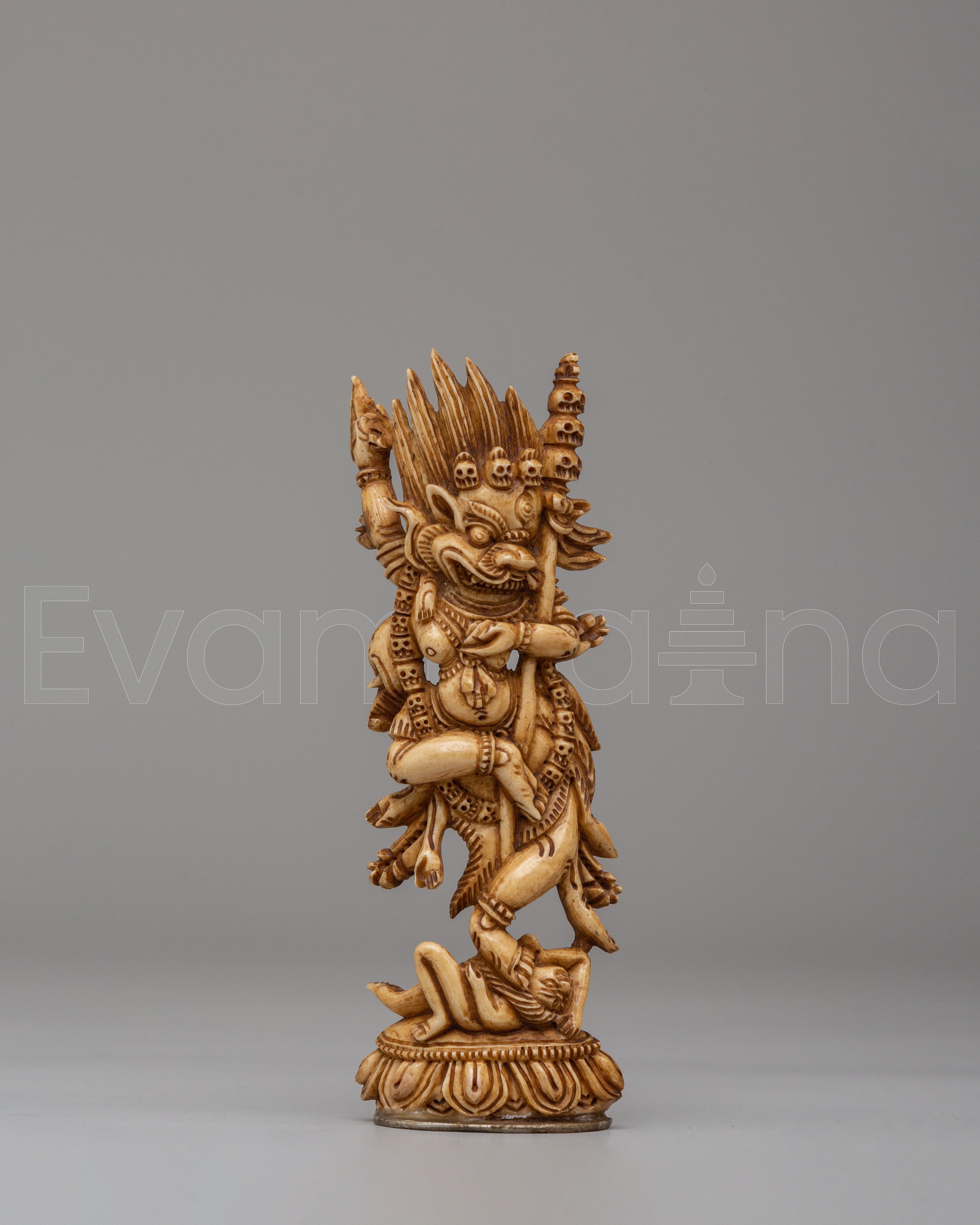 Simhamukha Bone Sculpture 