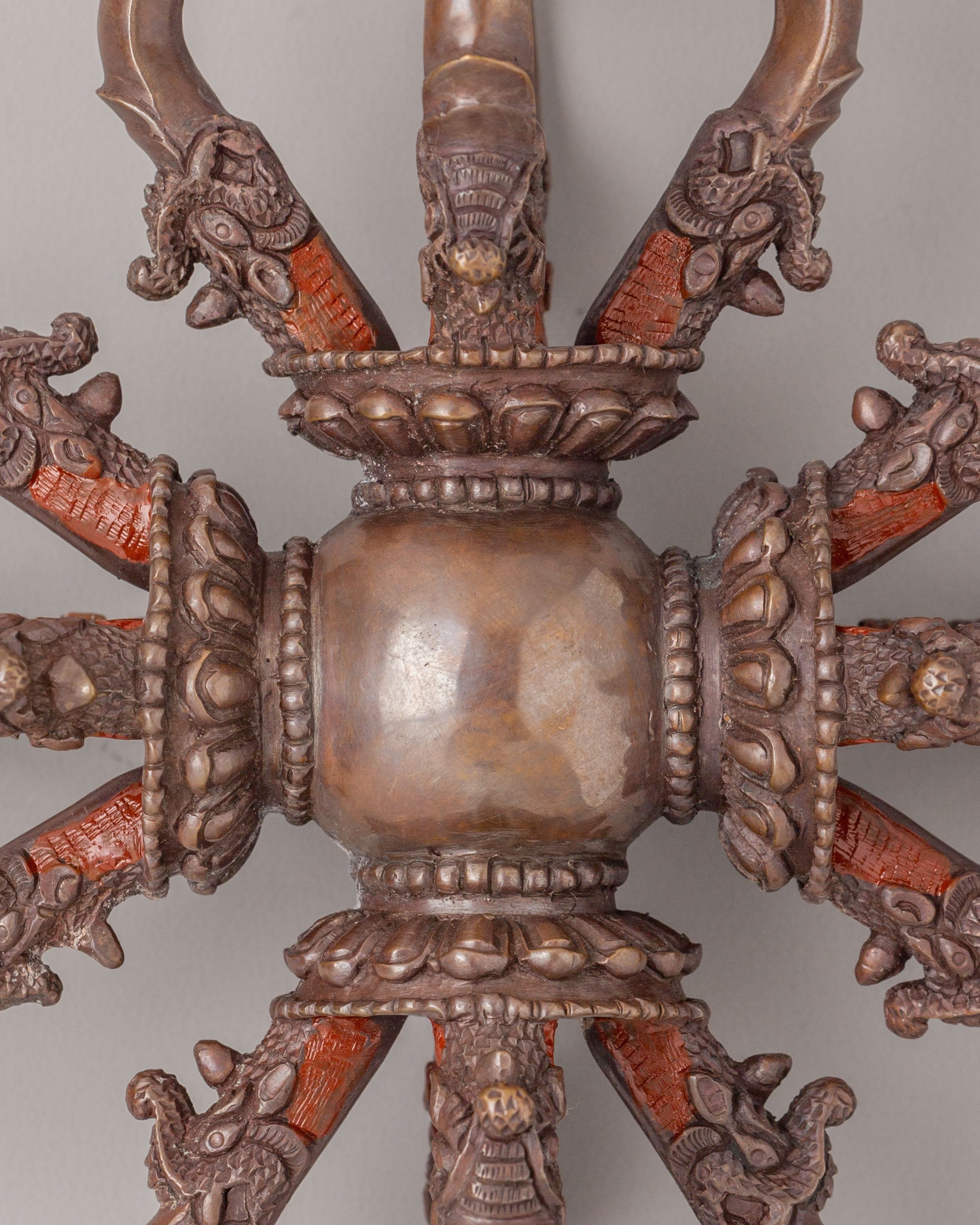 Tibetan Altar Vishwo Vajra | Sacred Tool for Meditation & Protection