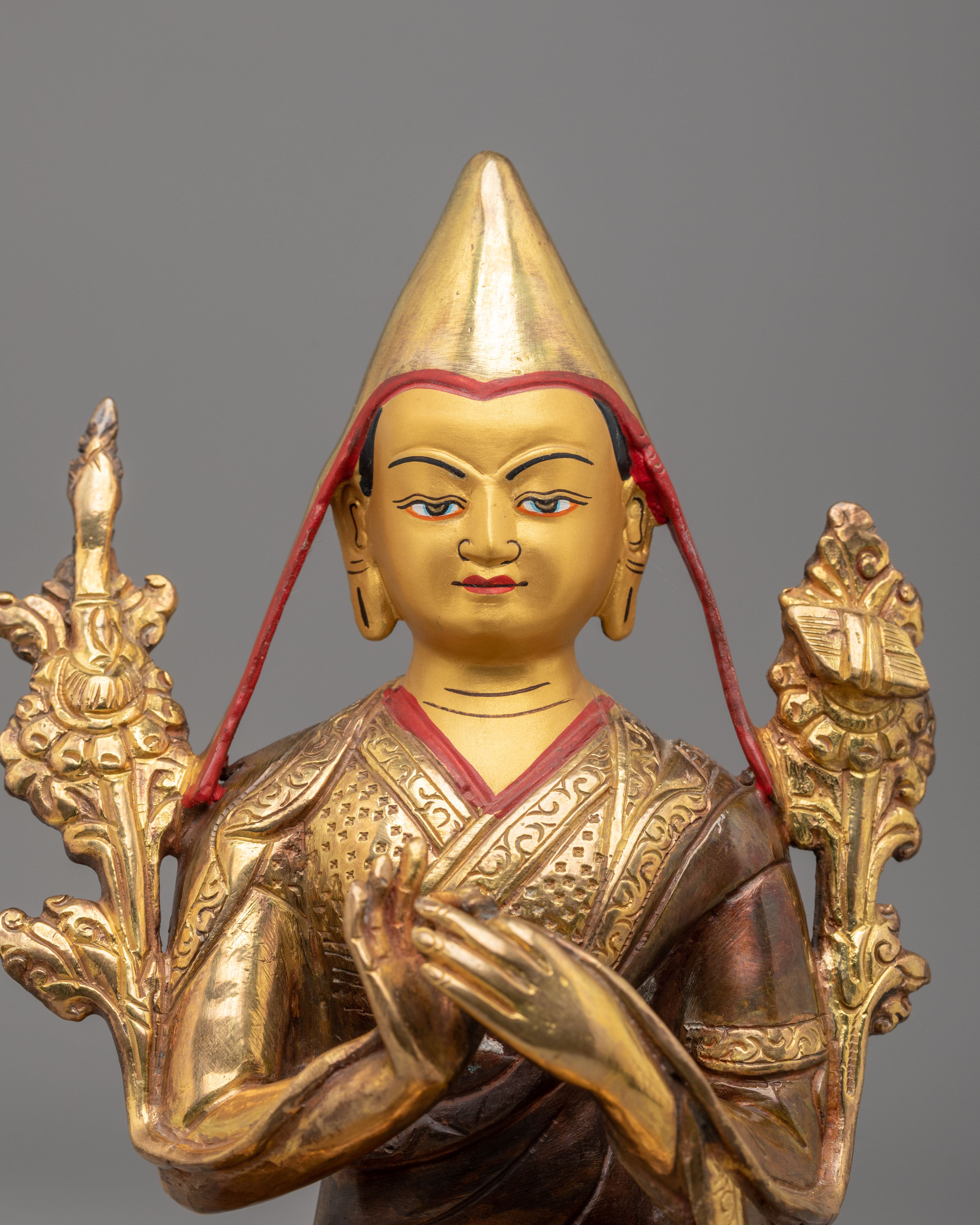 Buddhist Deity Tsongkhapa Statue | The Great Tibetan Master