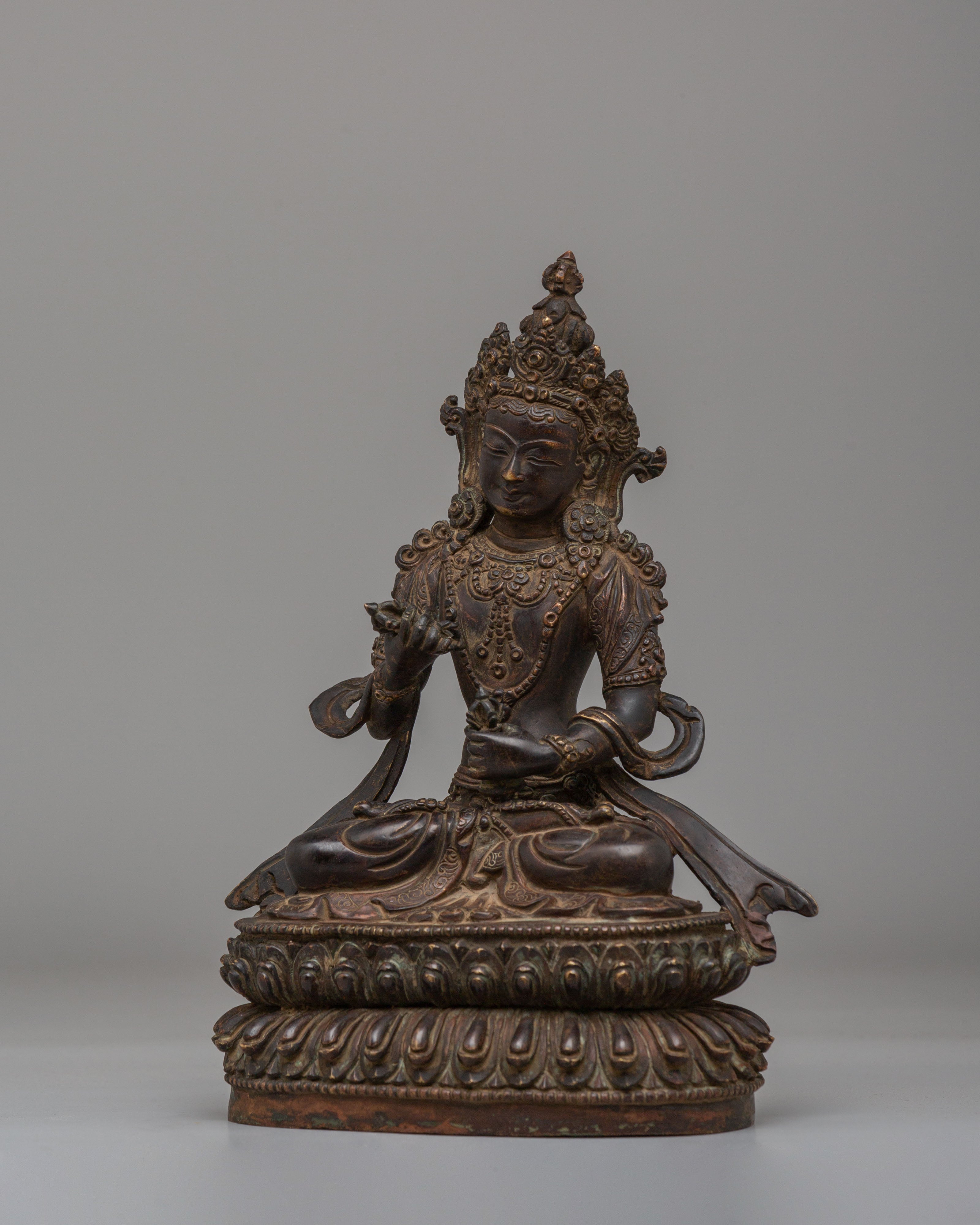Sacred Vajrasattva Deity Statue | Copper Body Statue