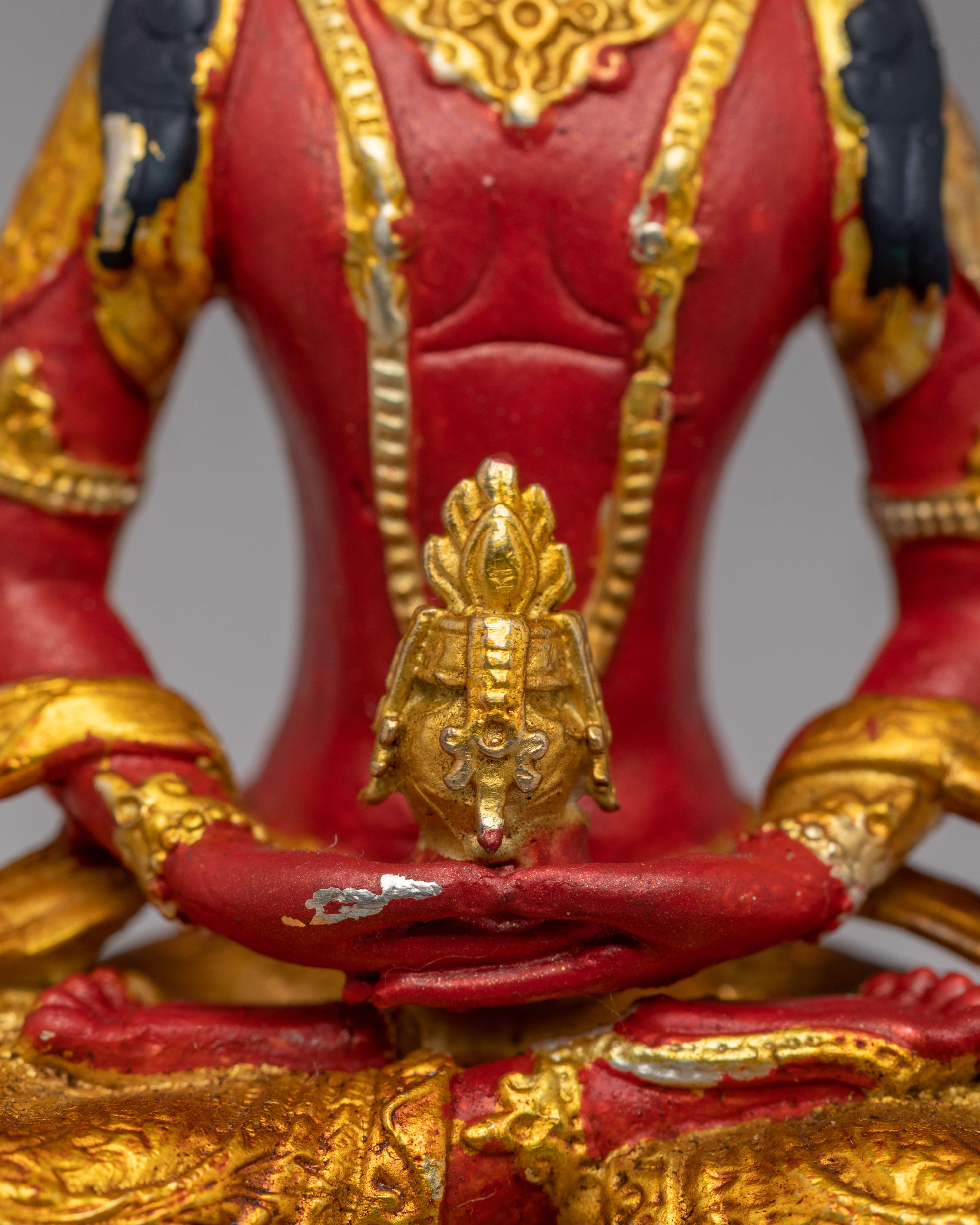 Sacred Altar Amitayus Buddha Statue | Longevity Buddha Sculpture
