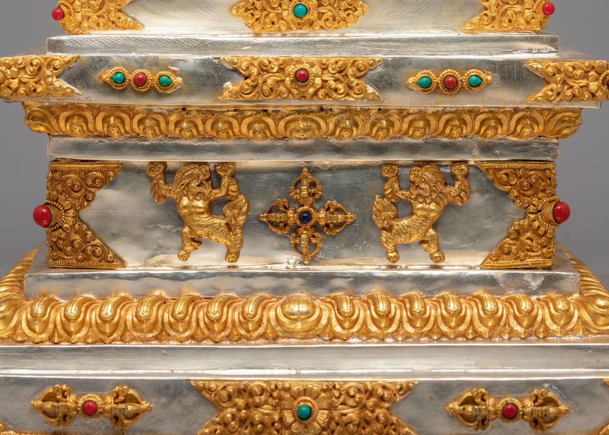 Tibetan Enlightenment Jangchub Stupa | Symbolizing Spiritual Awakening