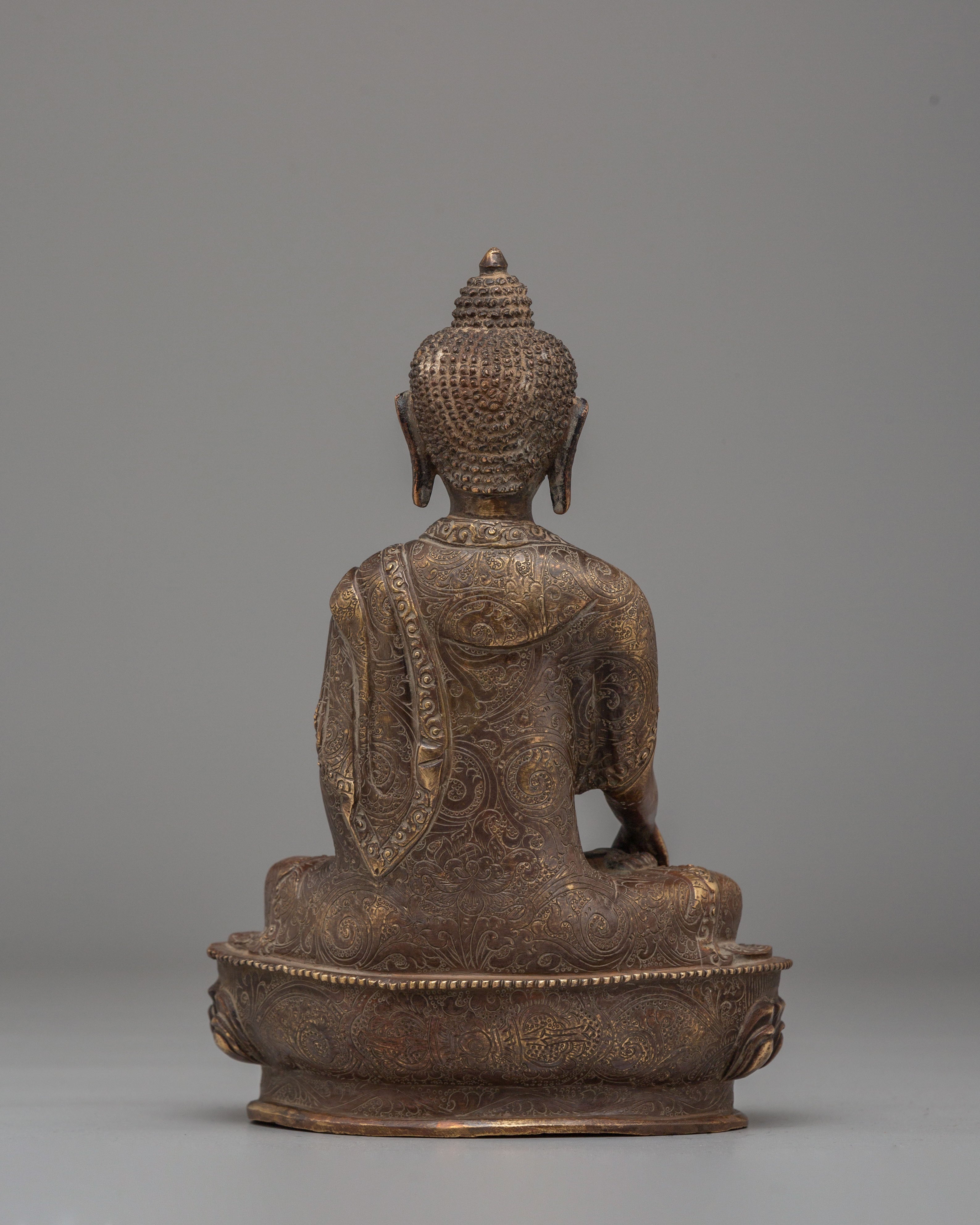 Spiritual Tibetan Shakyamuni Buddha Statue | A Symbol of Wisdom