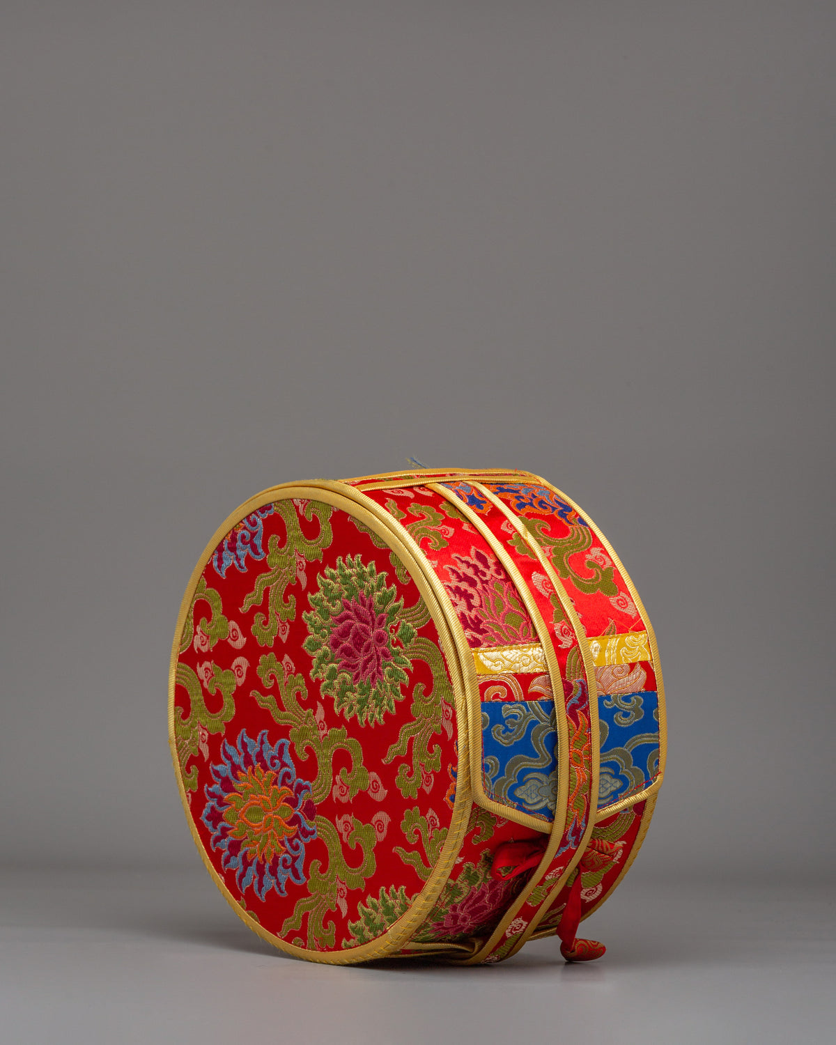 Handmade Tibetan Damaru | Ritual Drum for Mantra Chanting