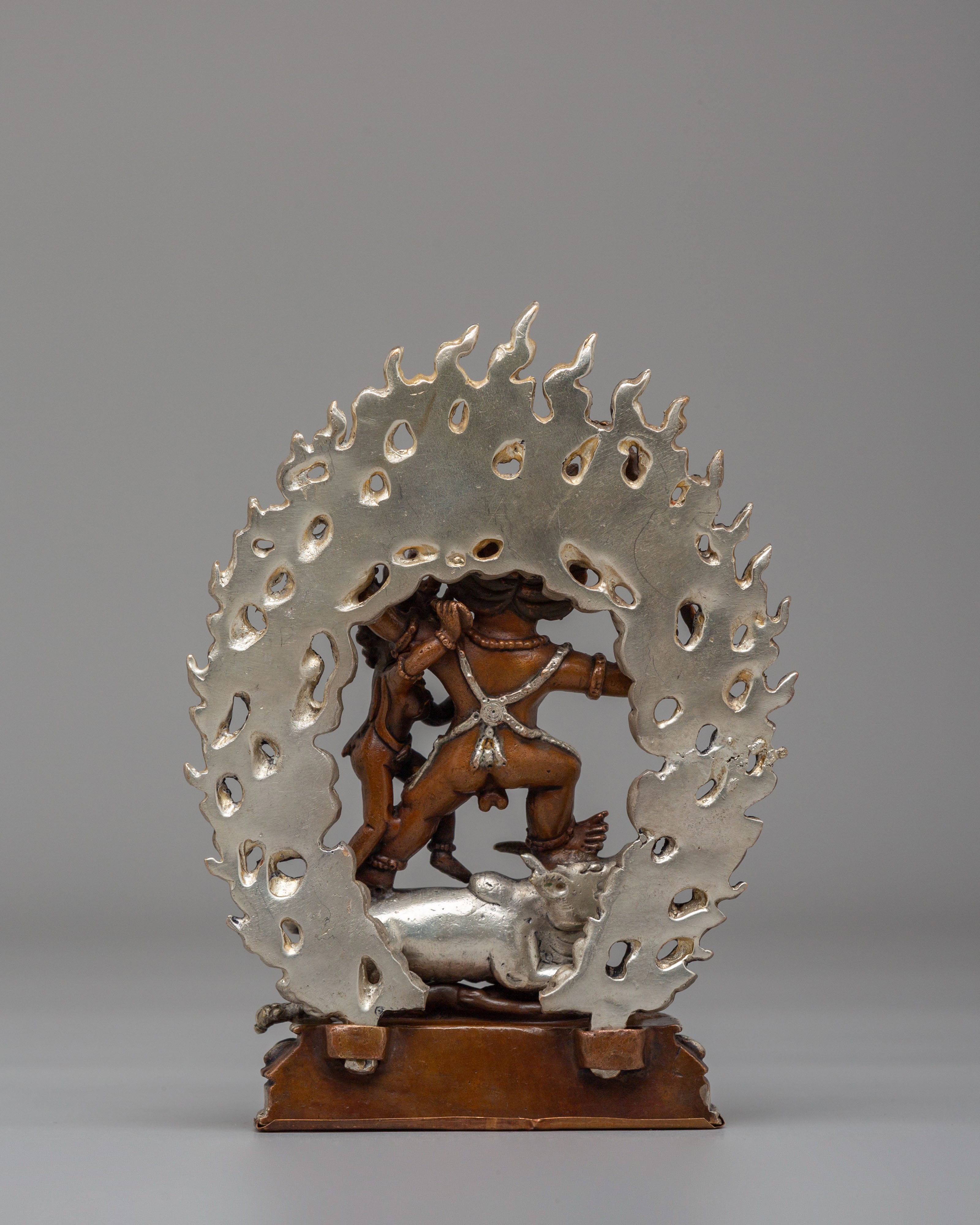 Machine Made Yama Dharmaraja Deity Statue | Guardian of Dharma and Protector of the Law