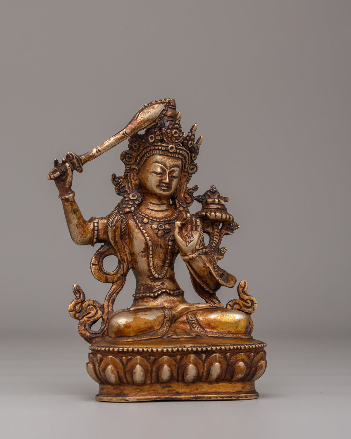 Manjushri Bodhisattva Figurine | Symbol of Knowledge