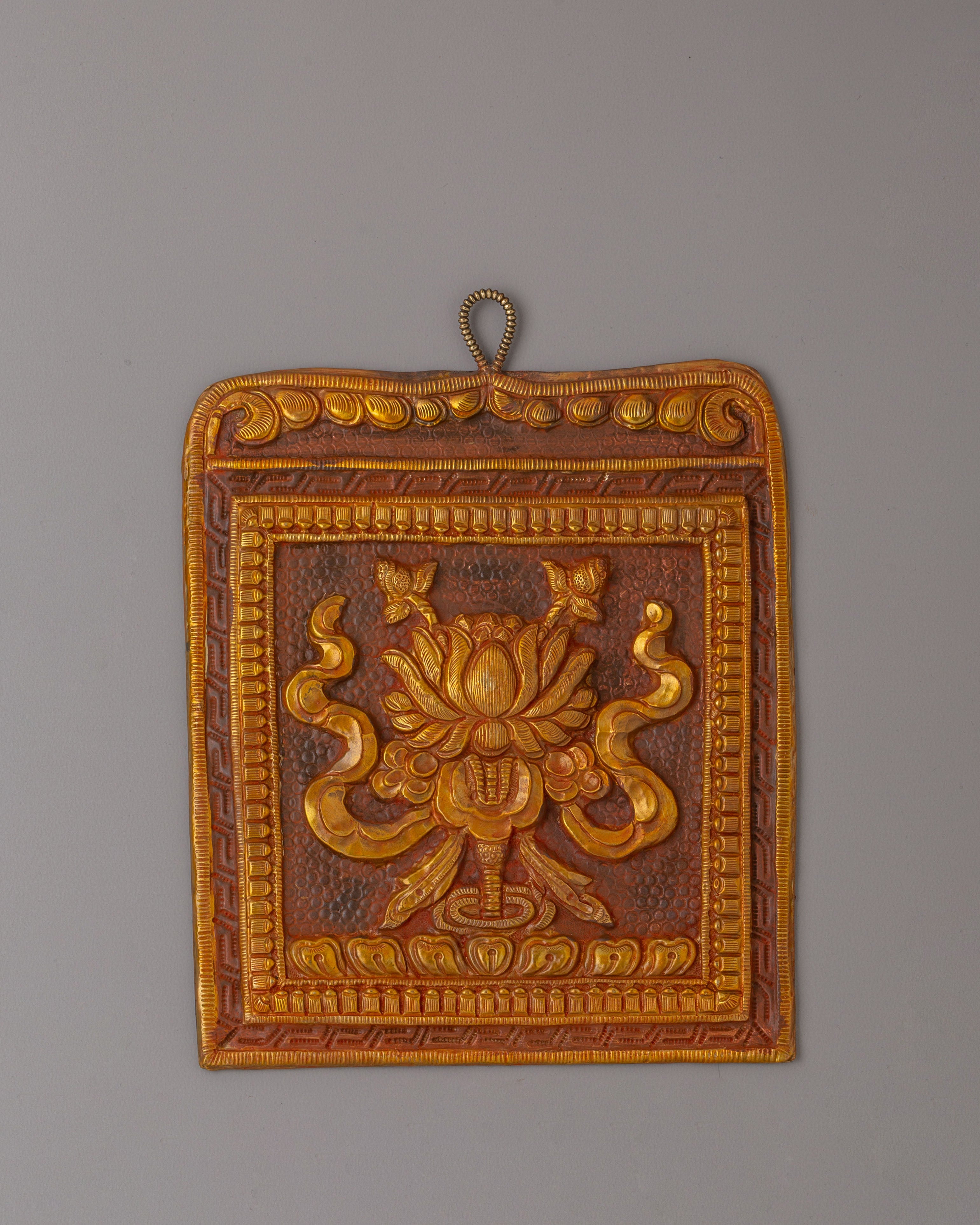 Eight Auspicious Symbols Locket | Symbolic Jewelry for Blessings