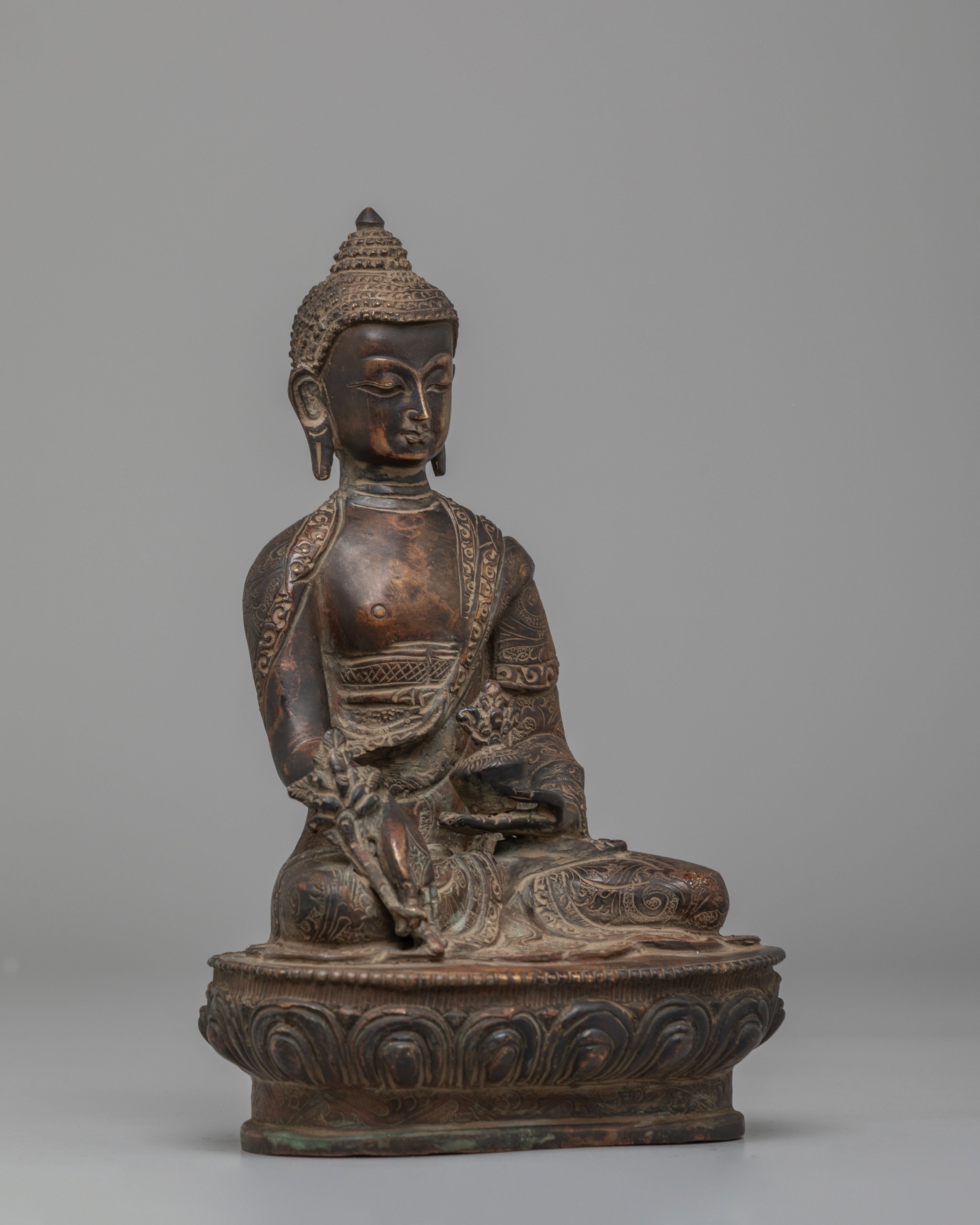 Handcrafted Healing Buddha Statue | Medicine Buddha Figurine
