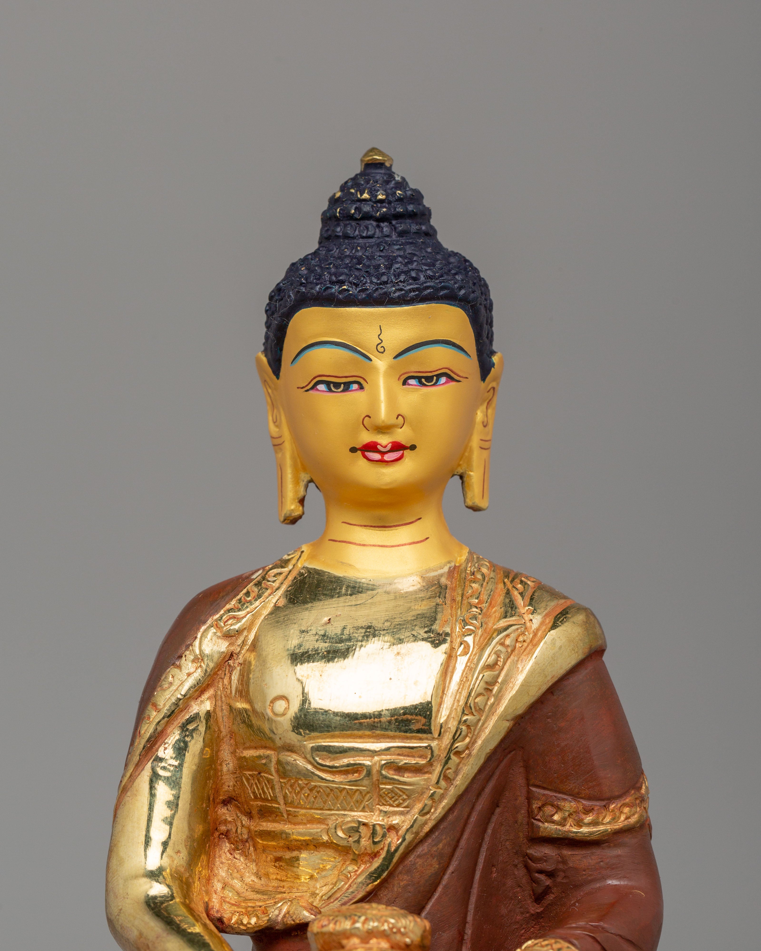 Enlightened Amitabha Buddha Sculpture | Tibetan Handmade Statue