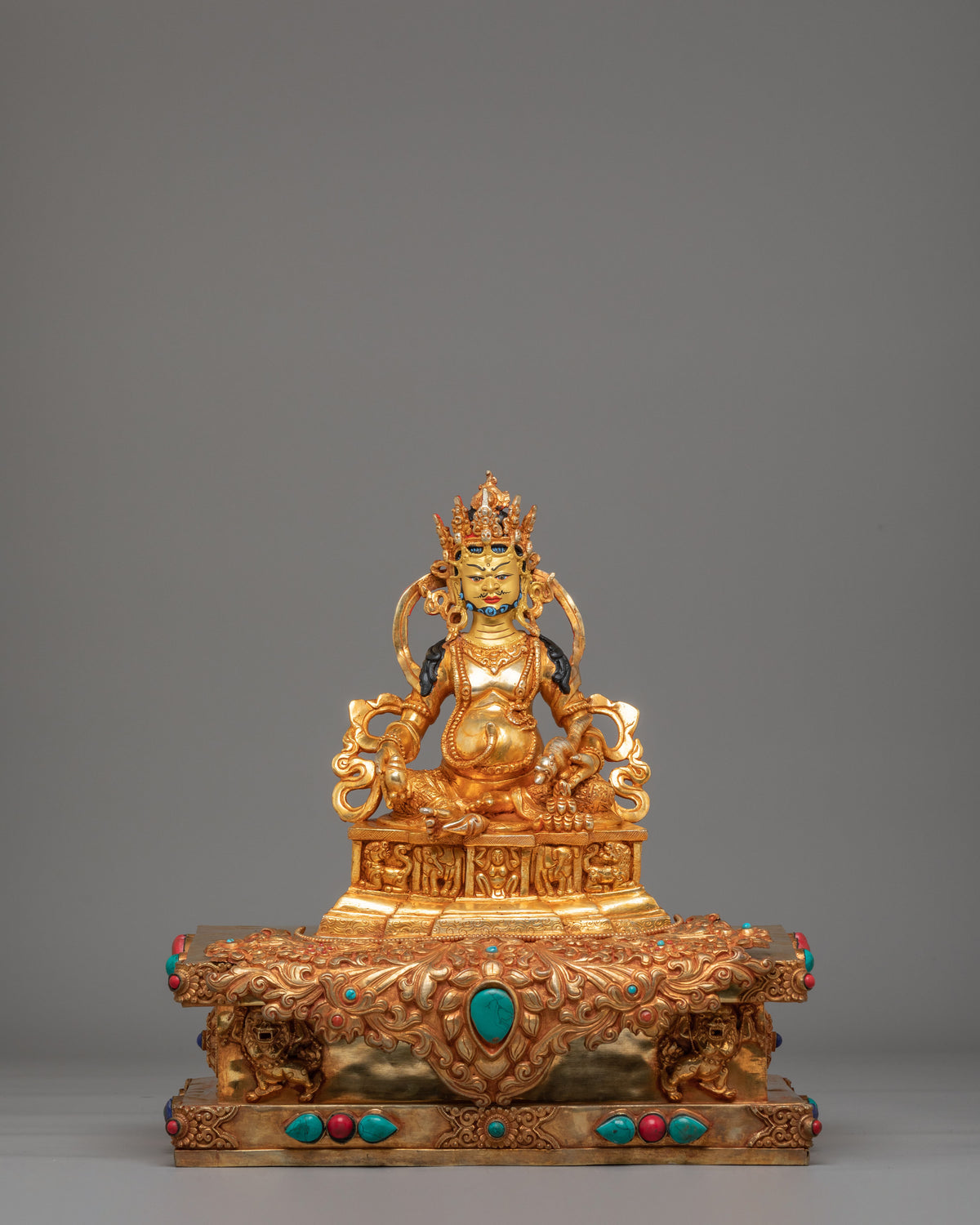 Dzambhala Throne Statue | Symbol of Wealth & Prosperity