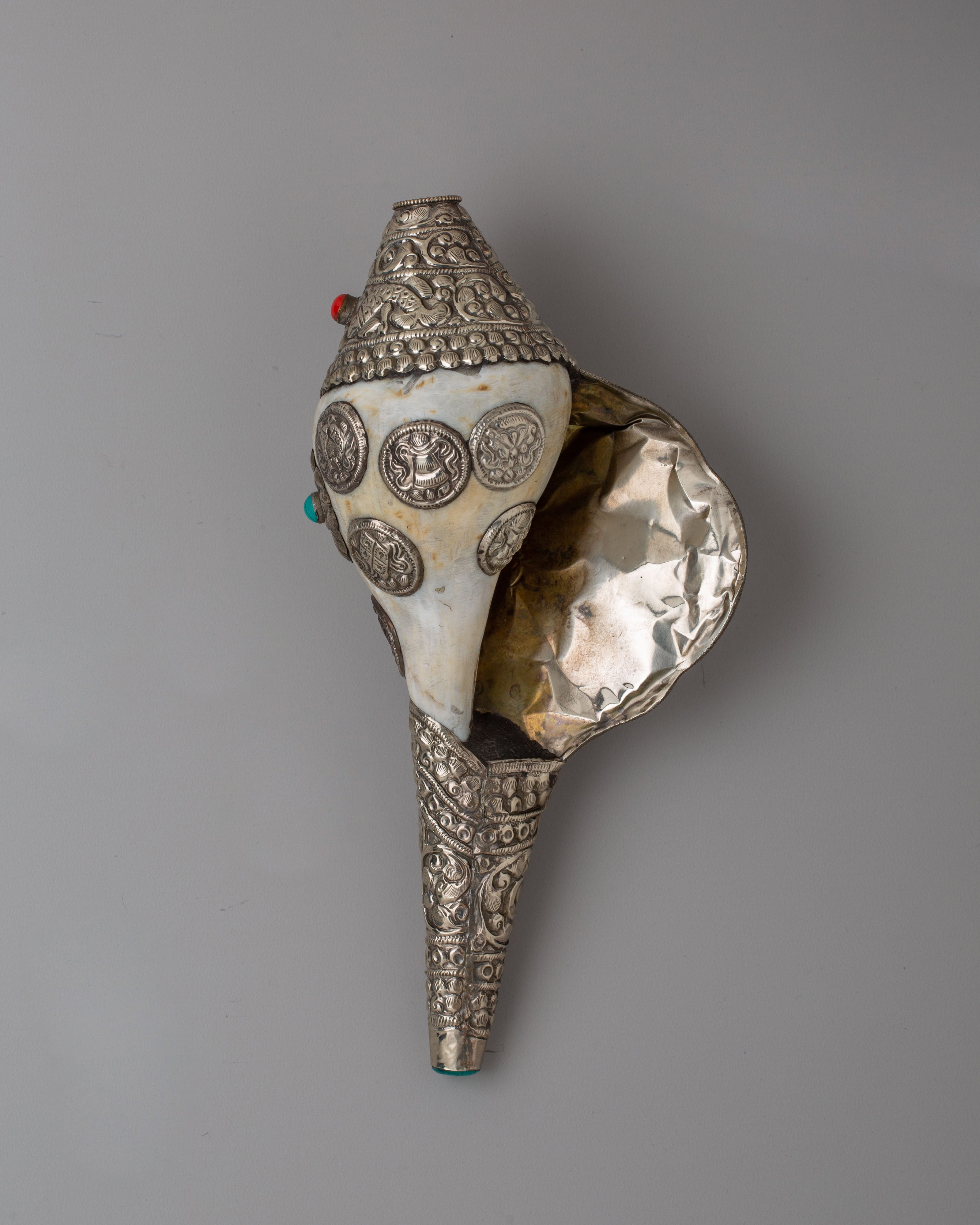 Handcrafted Ritual Conch Shell for Ceremonies | Ritual Conch Shell for Shrine Use